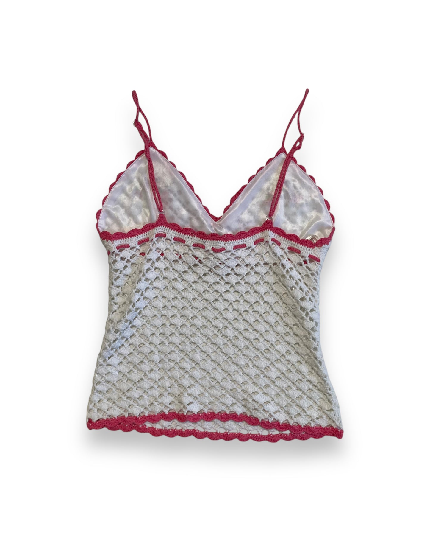 Y2K FLORAL CROCHET TANK TOP