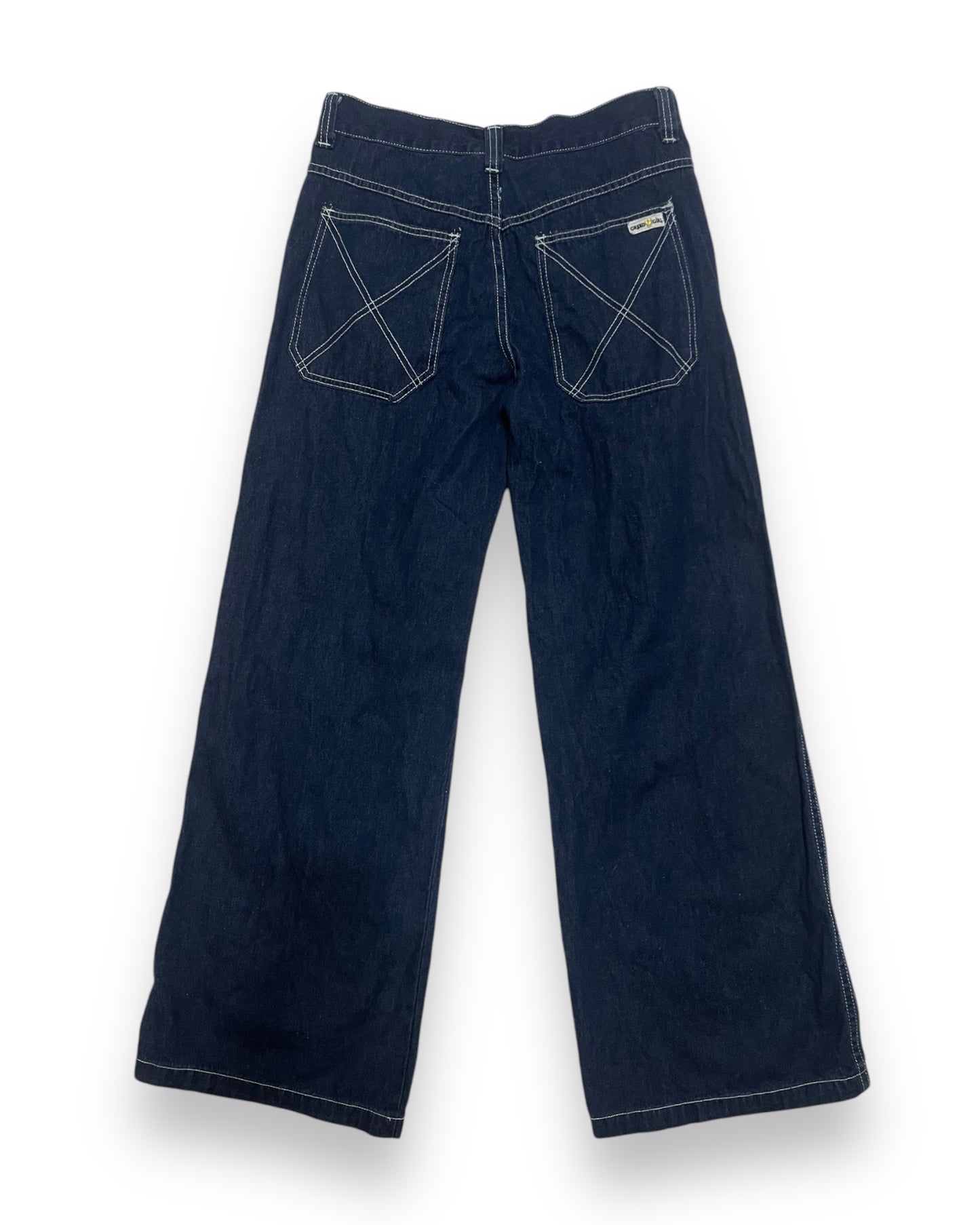 90s SKATER GIRL WIDE LEG JEANS