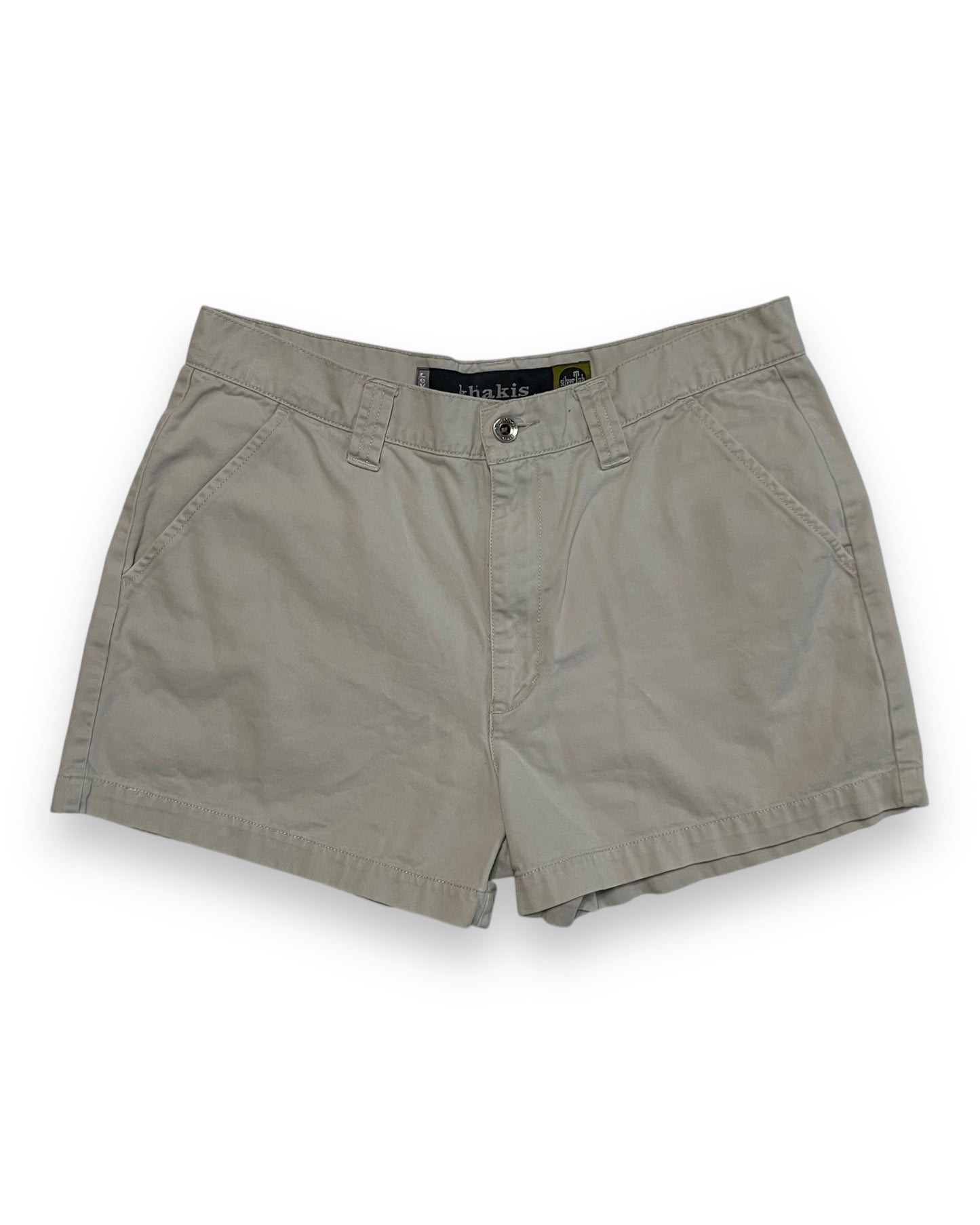 SILVERTAB KHAKI SHORTS