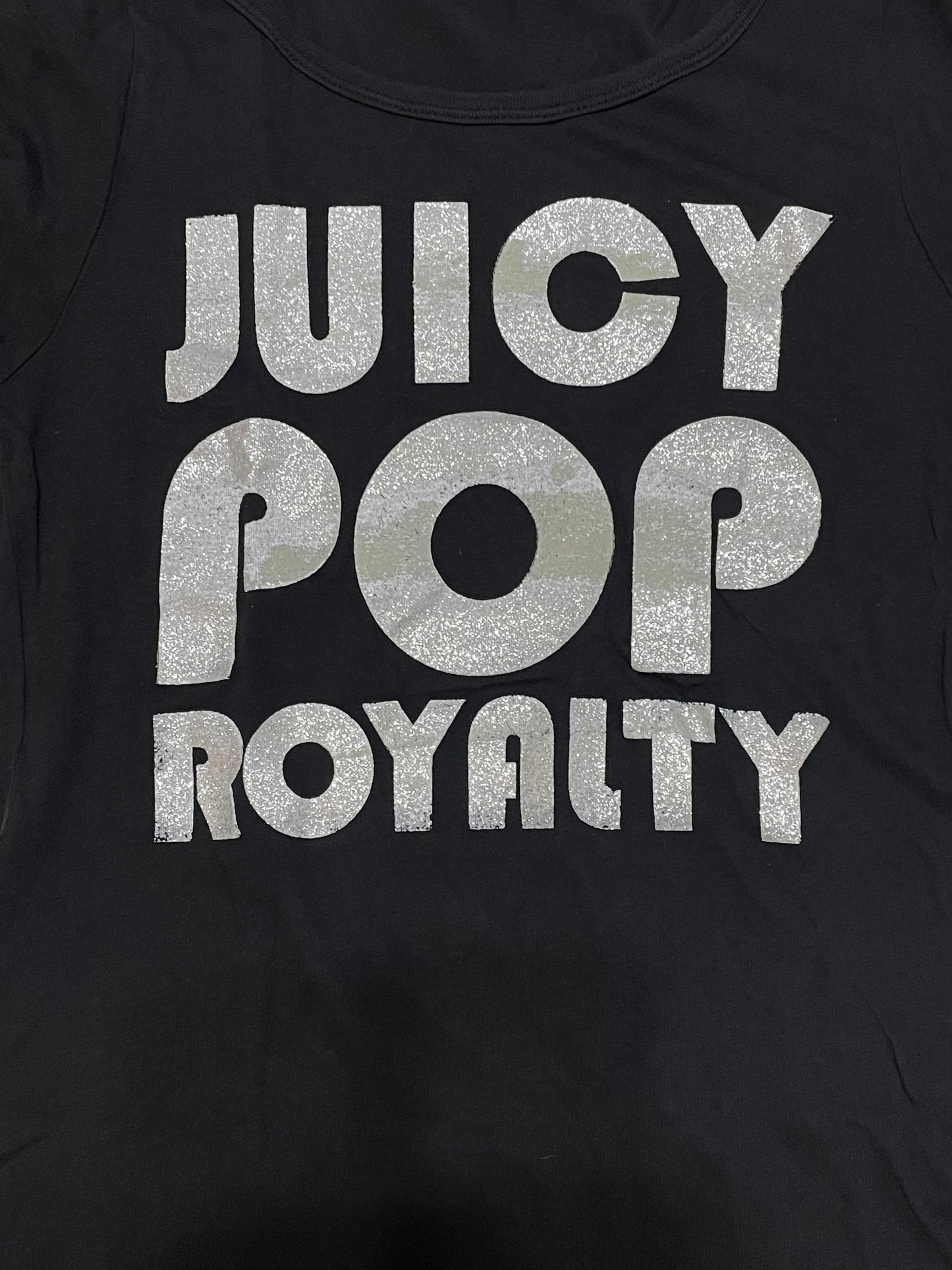 JUICY POP ROYALTY BLACK TEE
