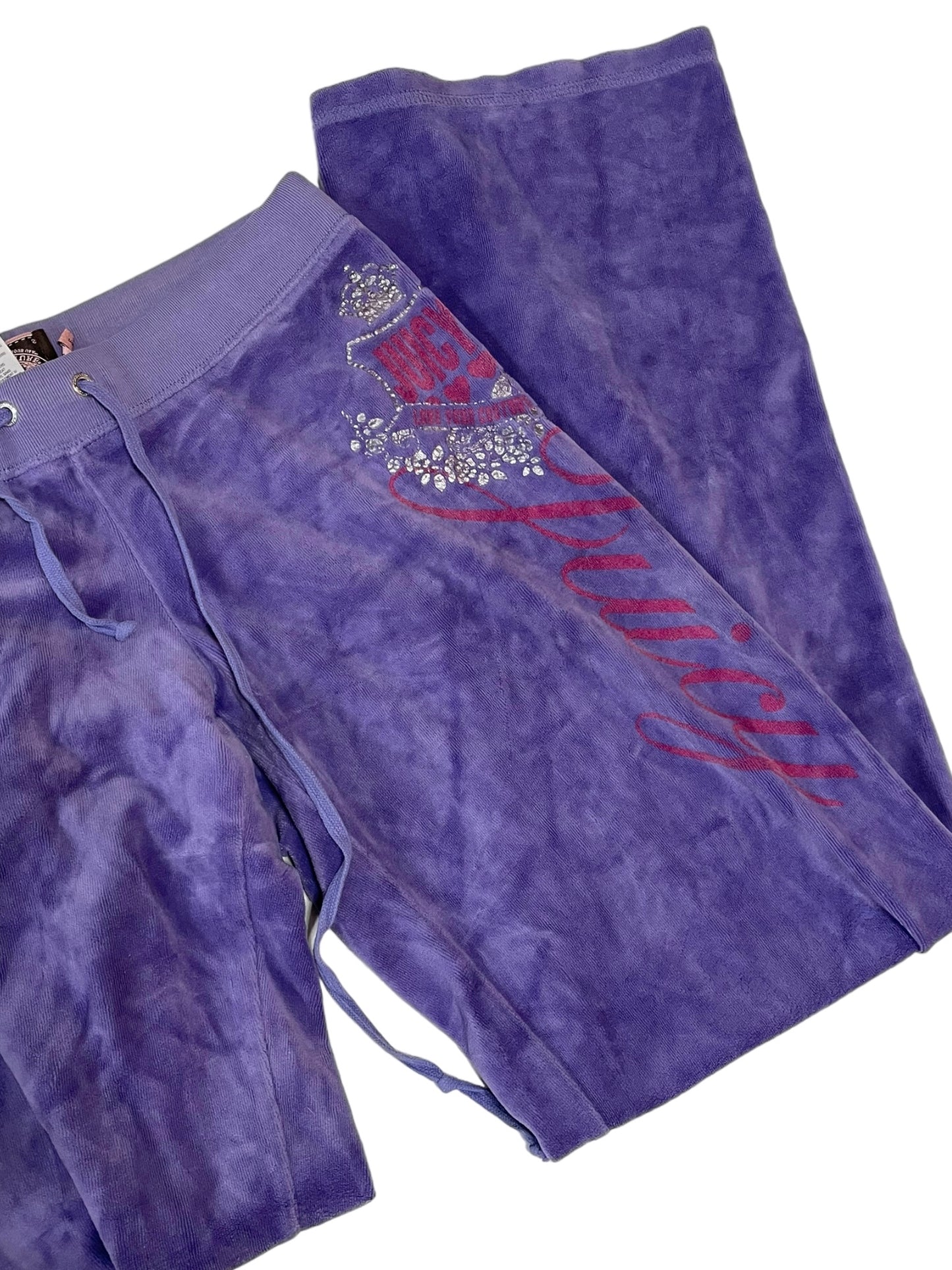 PURPLE VELOUR JUICY PANTS