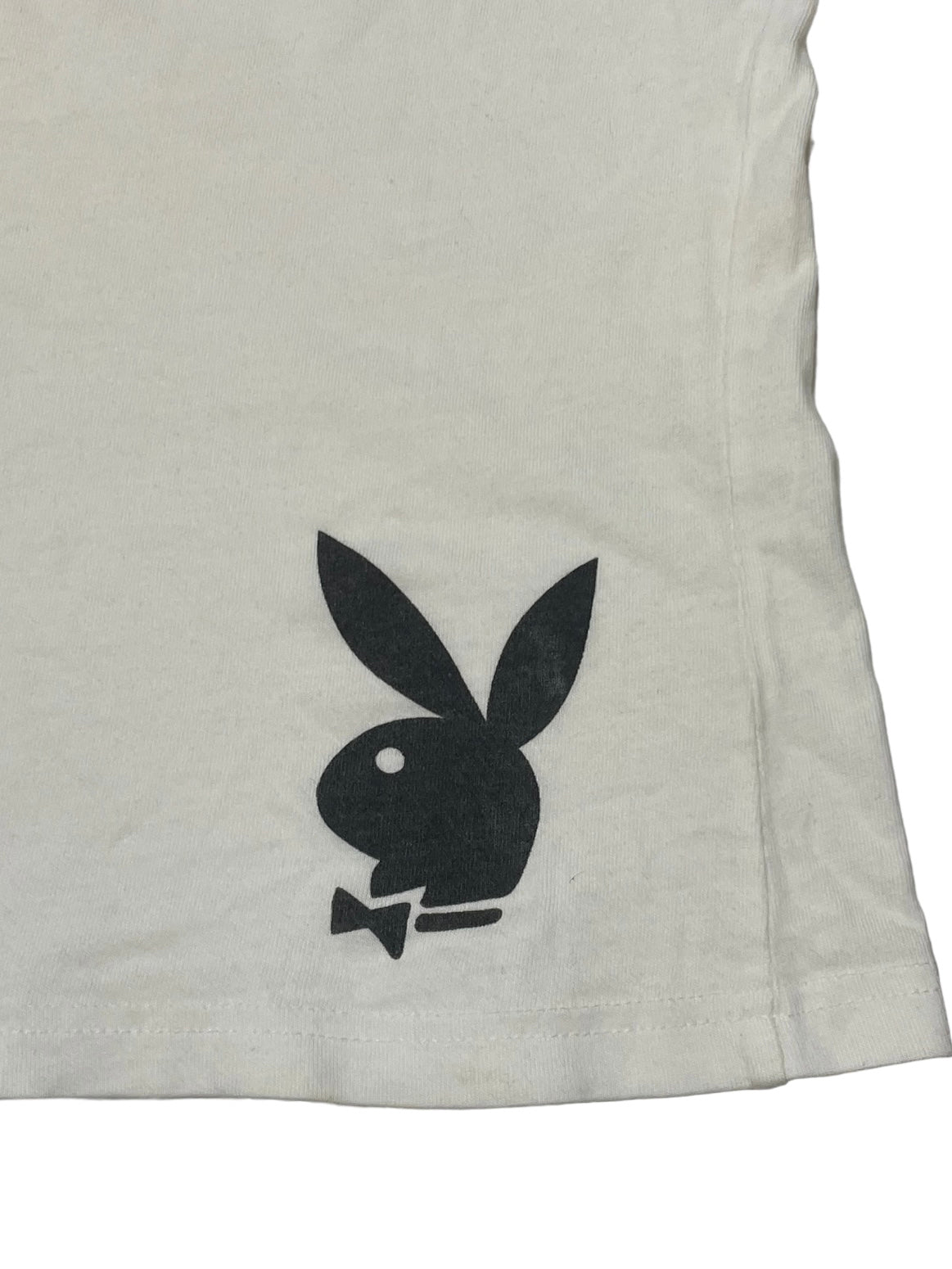 PLAYBOY WHITE BABY TEE