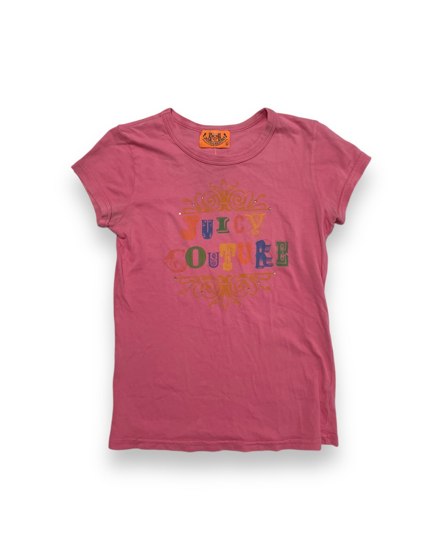 PINK VINTAGE JUICY BABY TEE