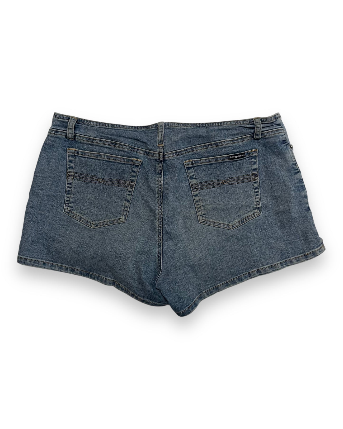 Y2K NO WAIST DENIM SHORTS