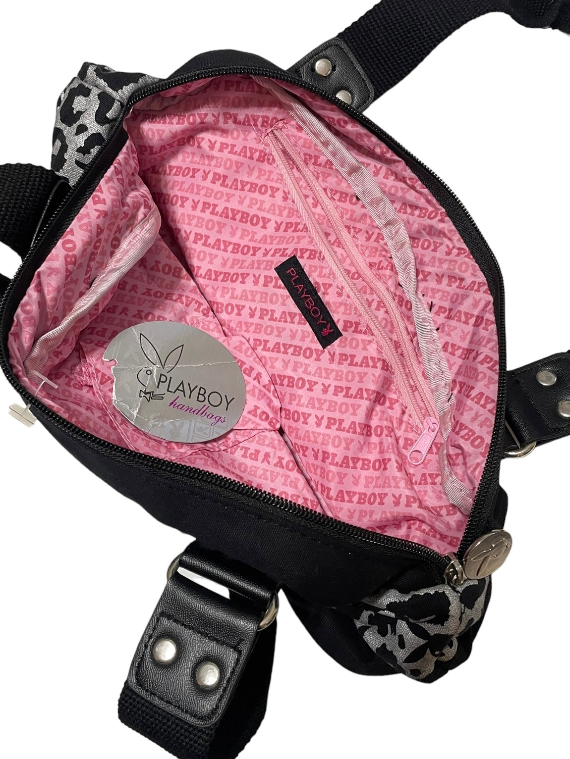 PLAYBOY LEOPARD PRINT HANDBAG