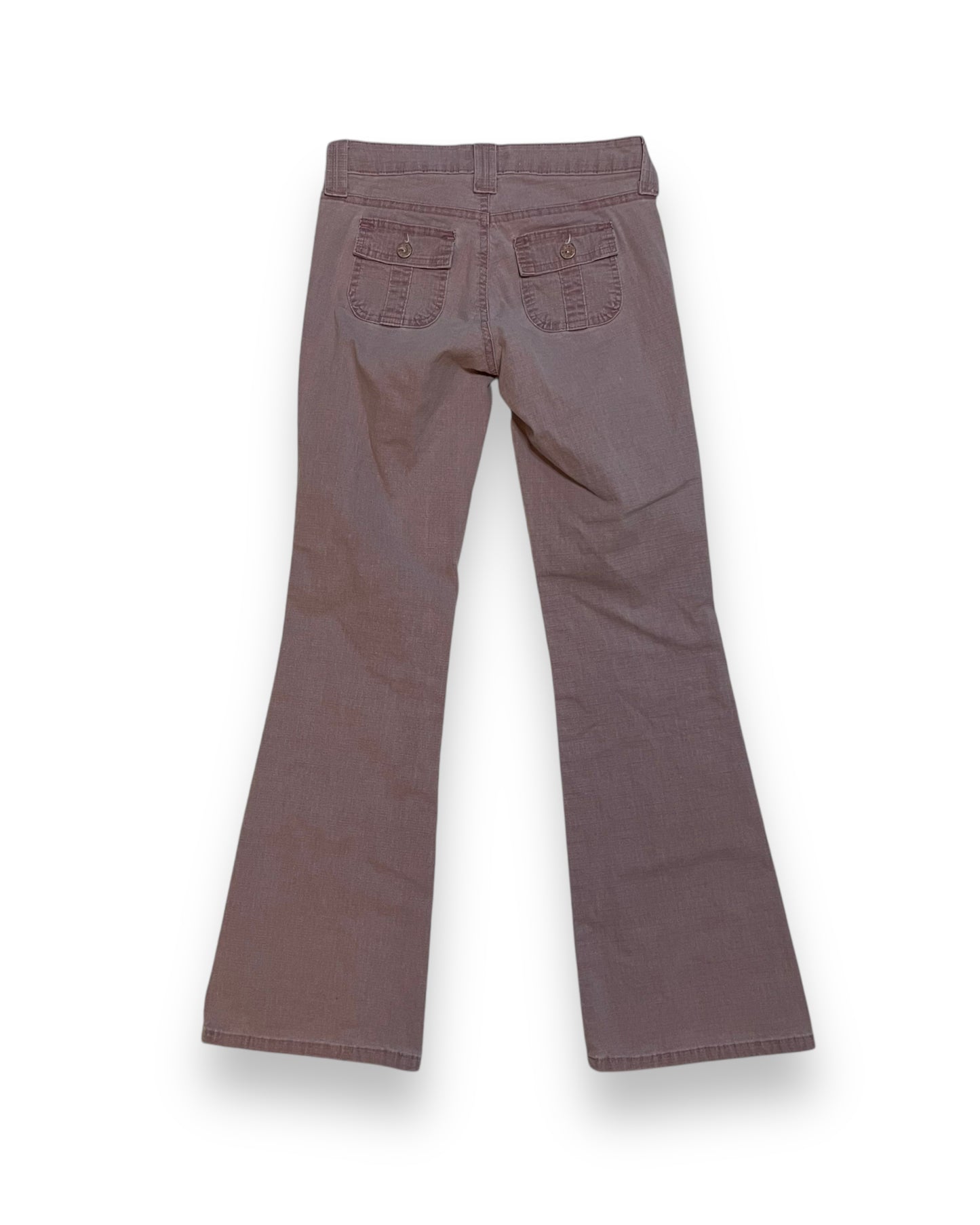 Y2K DUSTY PINK LOW RISE PANTS