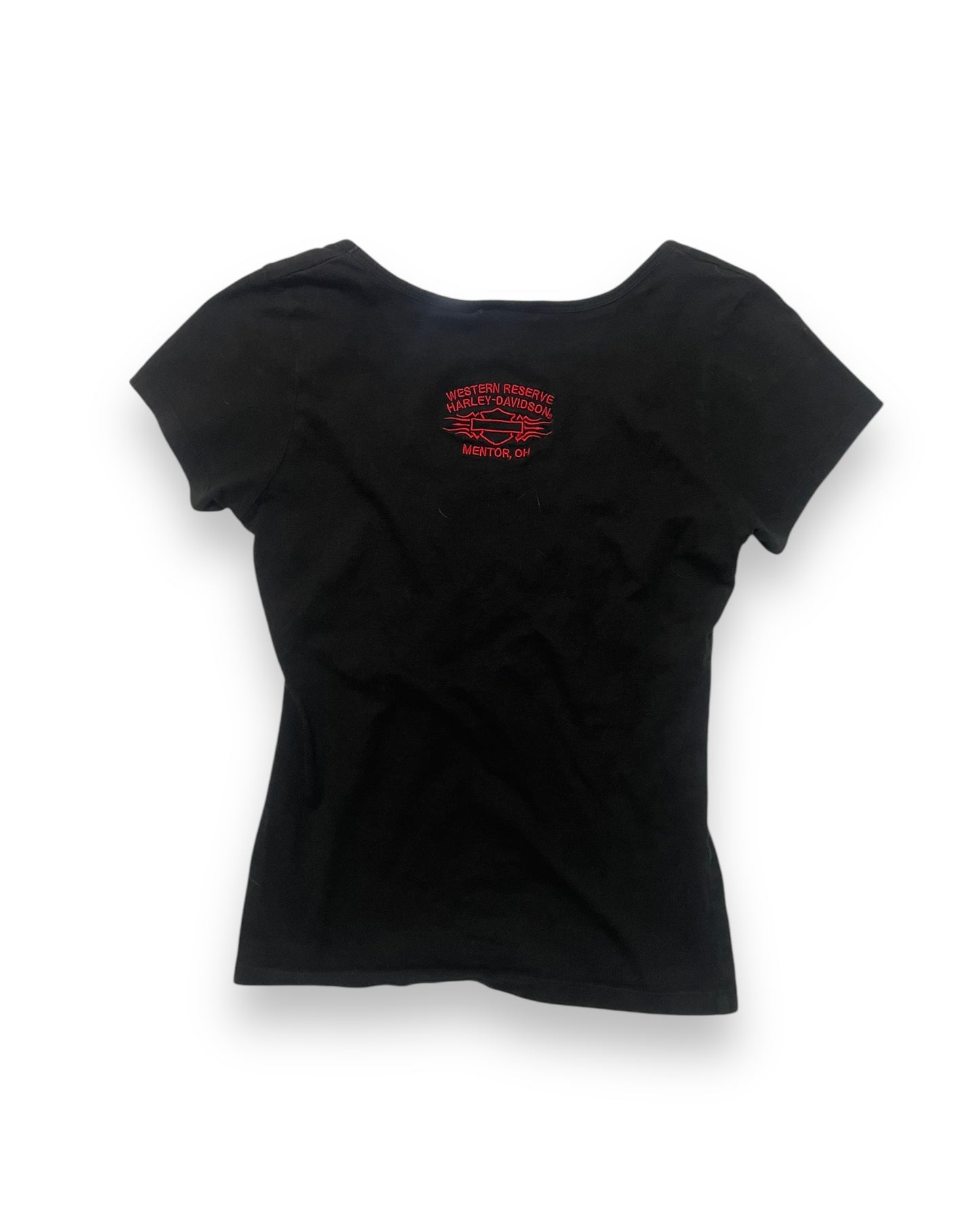 SLASHED FLAME BABY TEE