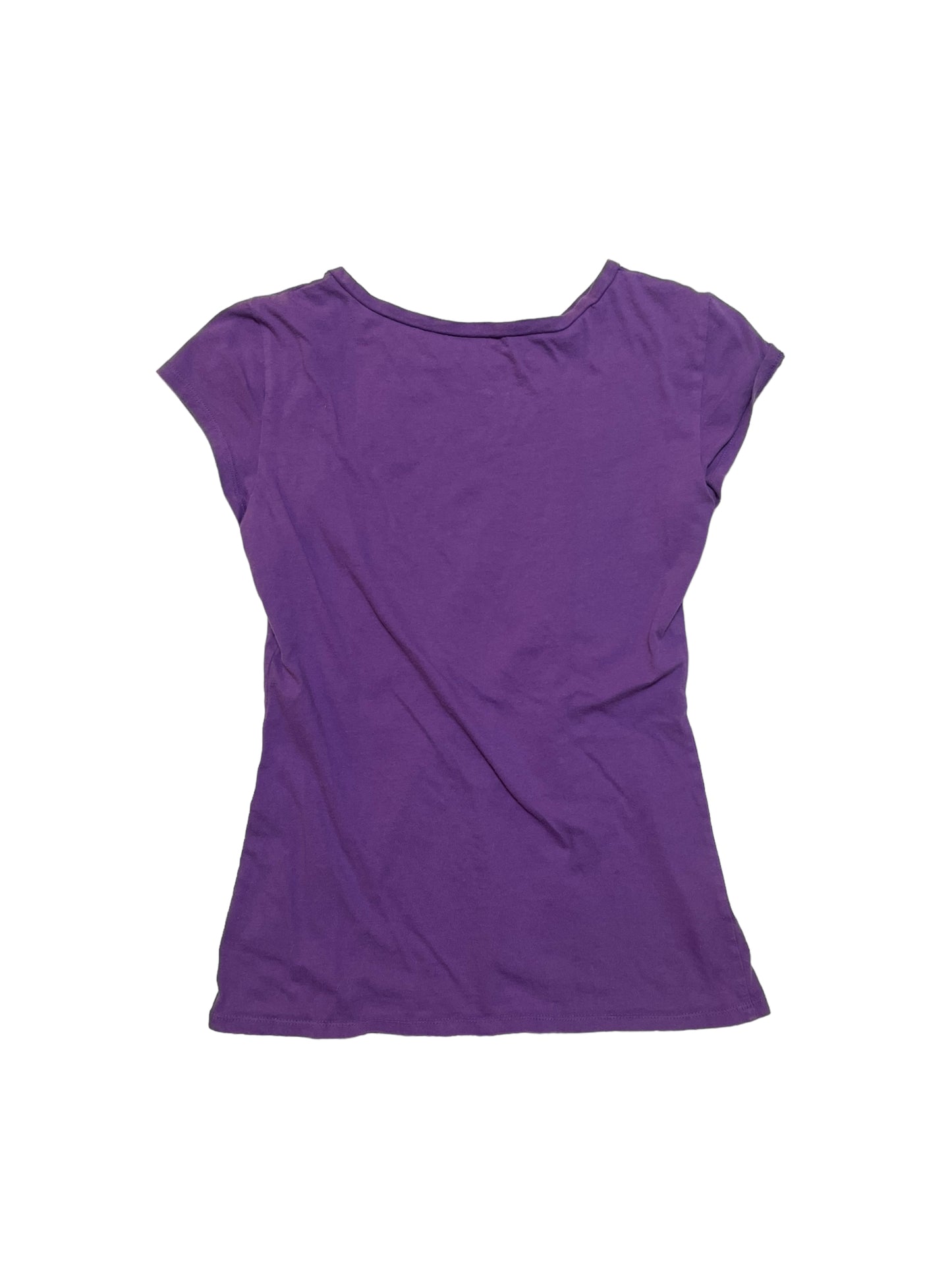 PURPLE LOVE GRAPHIC TOP