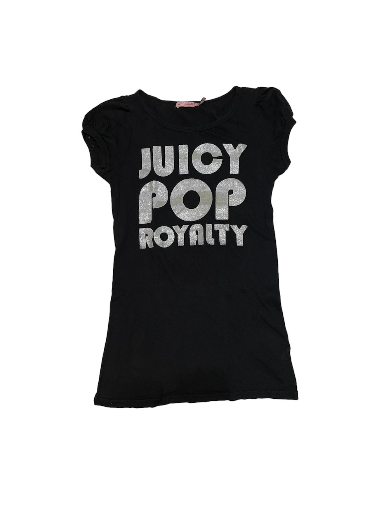 JUICY POP ROYALTY BLACK TEE
