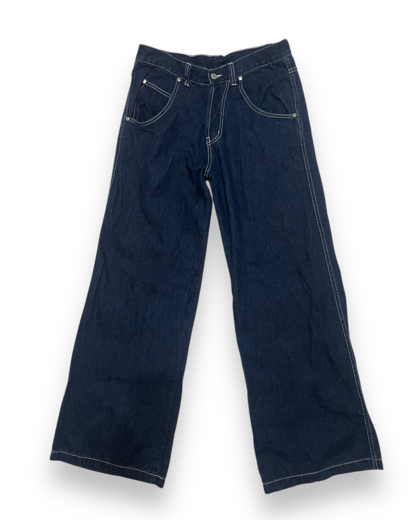 90s SKATER GIRL WIDE LEG JEANS