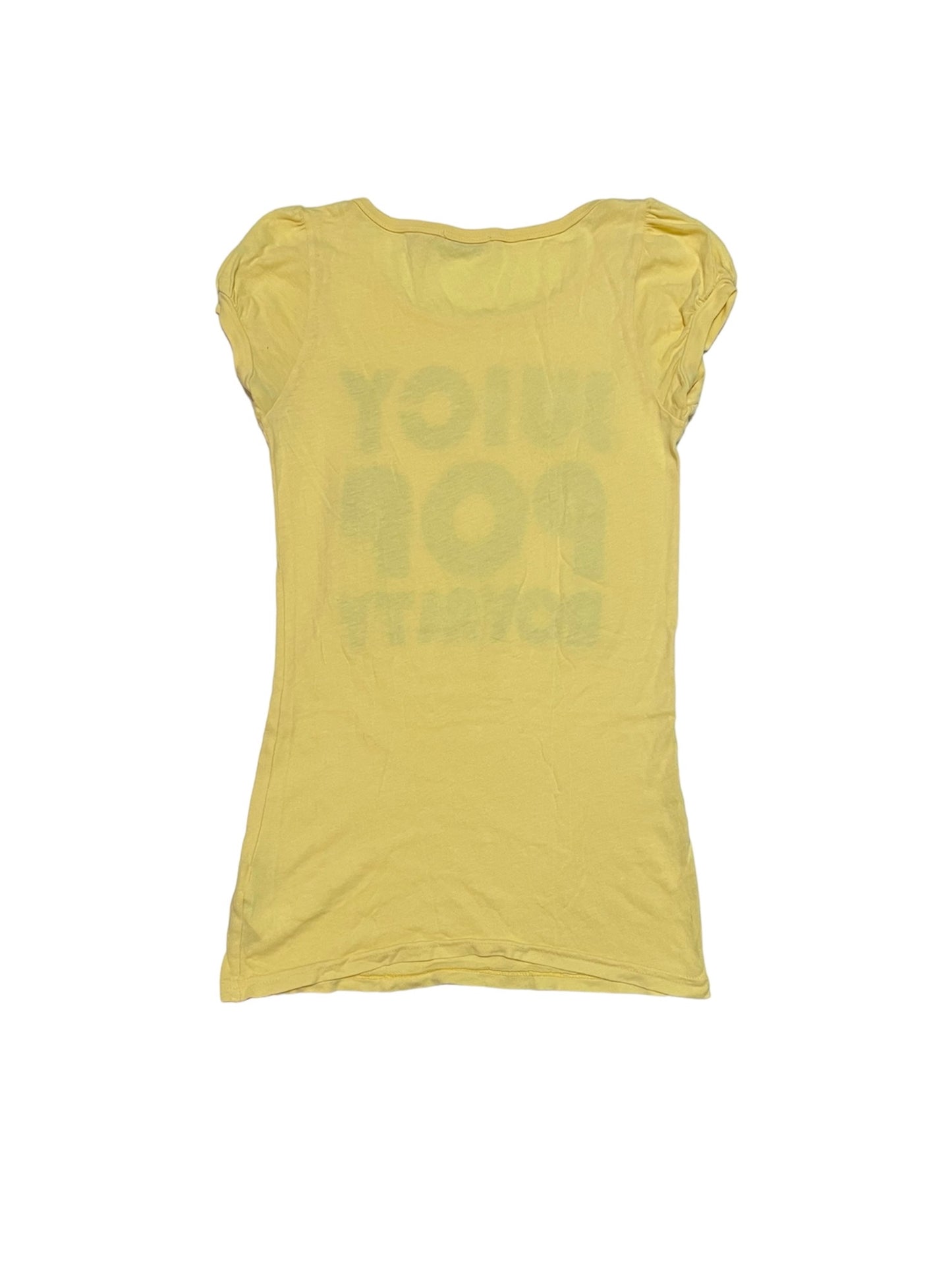 JUICY POP ROYALTY YELLOW TEE