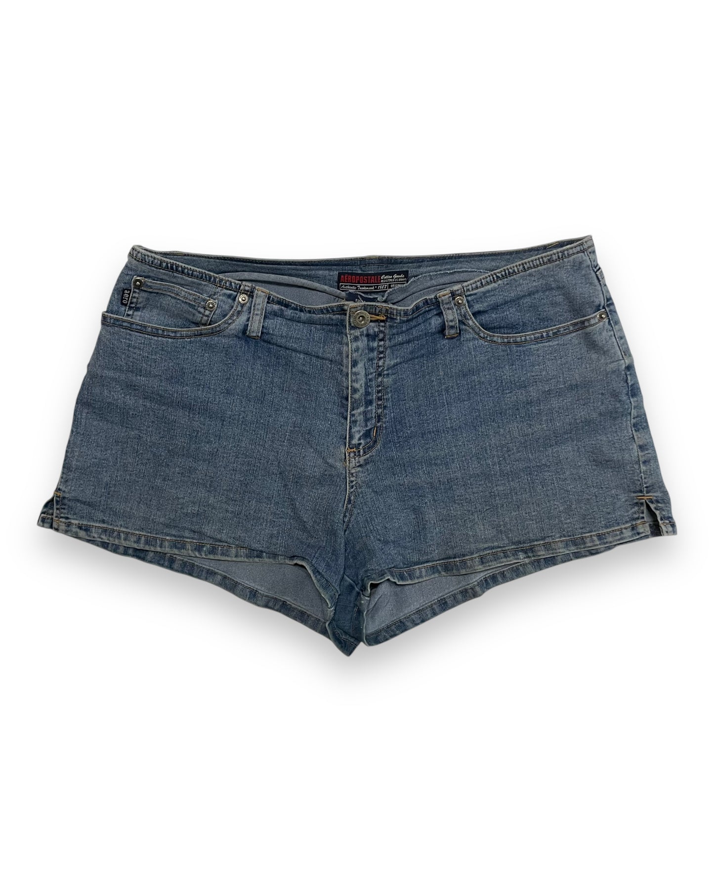 Y2K NO WAIST DENIM SHORTS