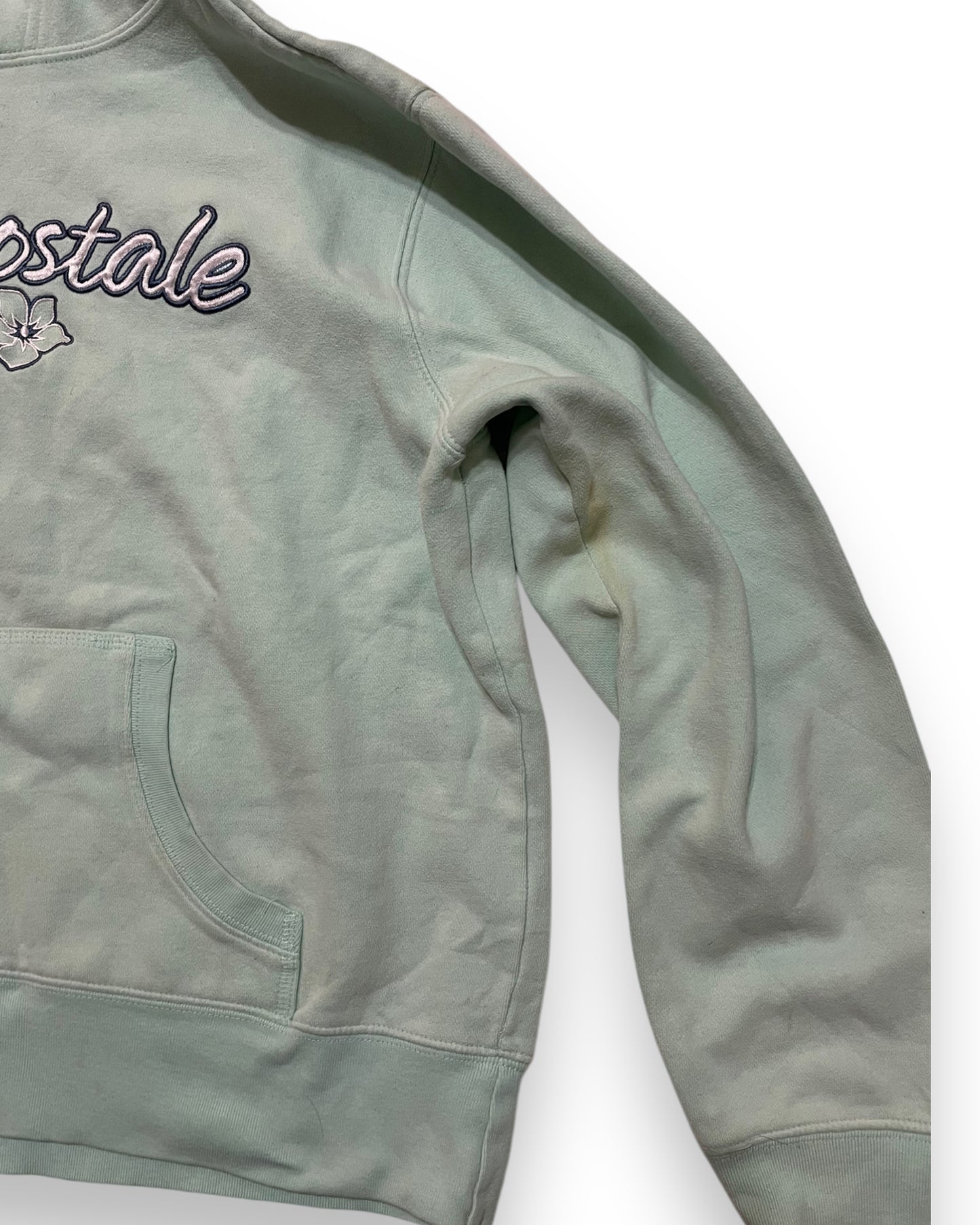 TEAL HIBISCUS HOODIE