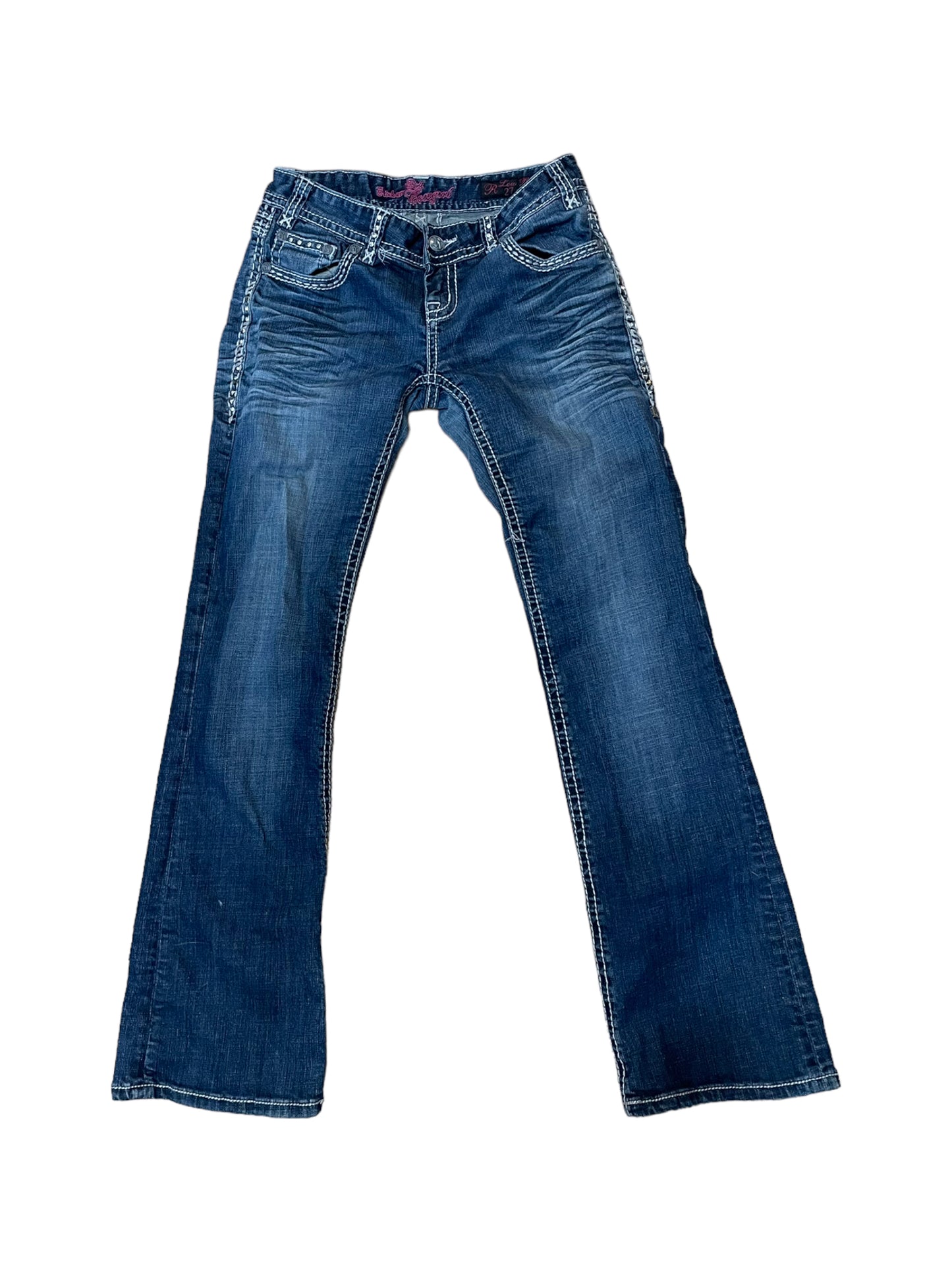 Y2K STUDDED CROSS JEANS