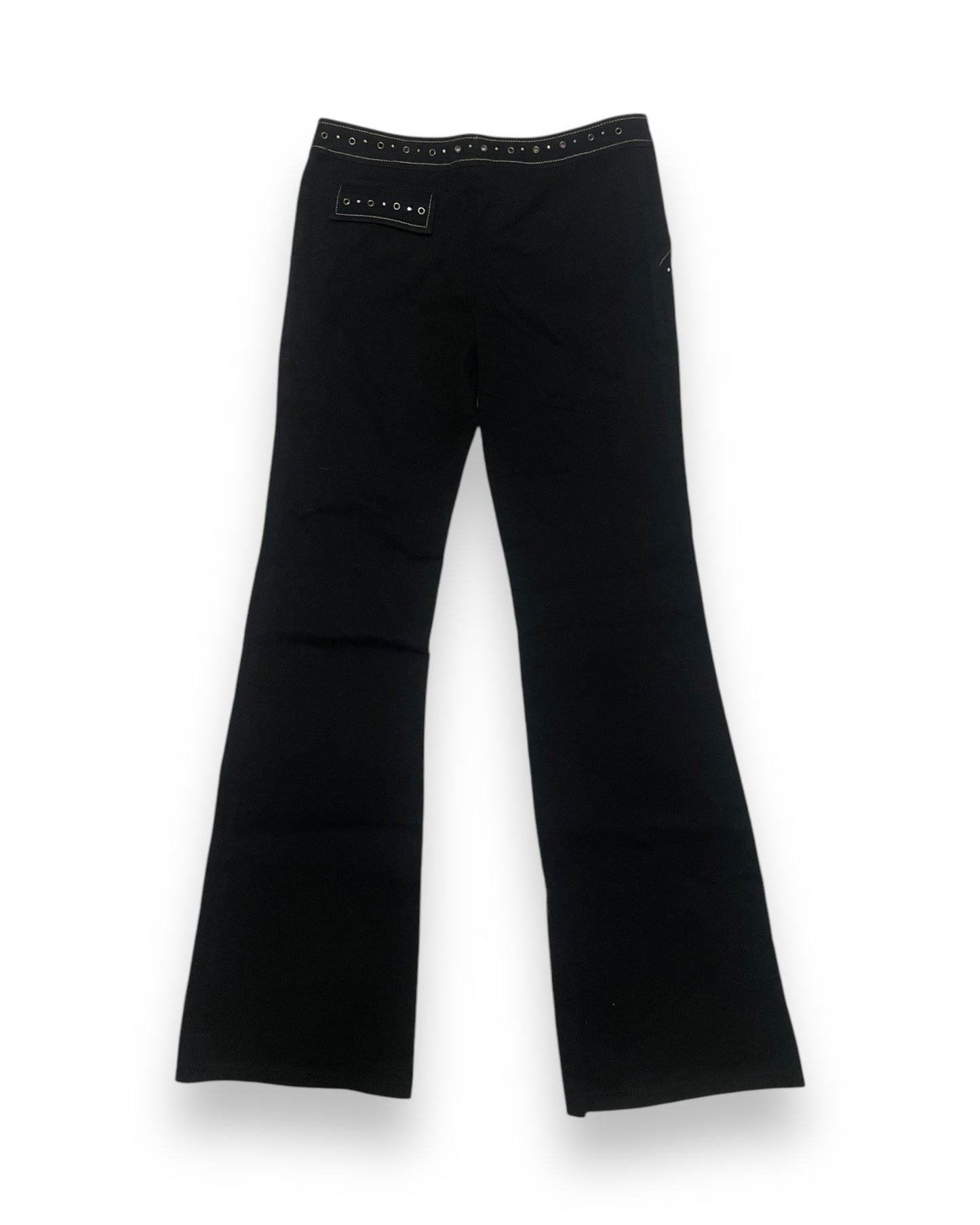 ITALIAN VINTAGE BLACK FLARE PANTS