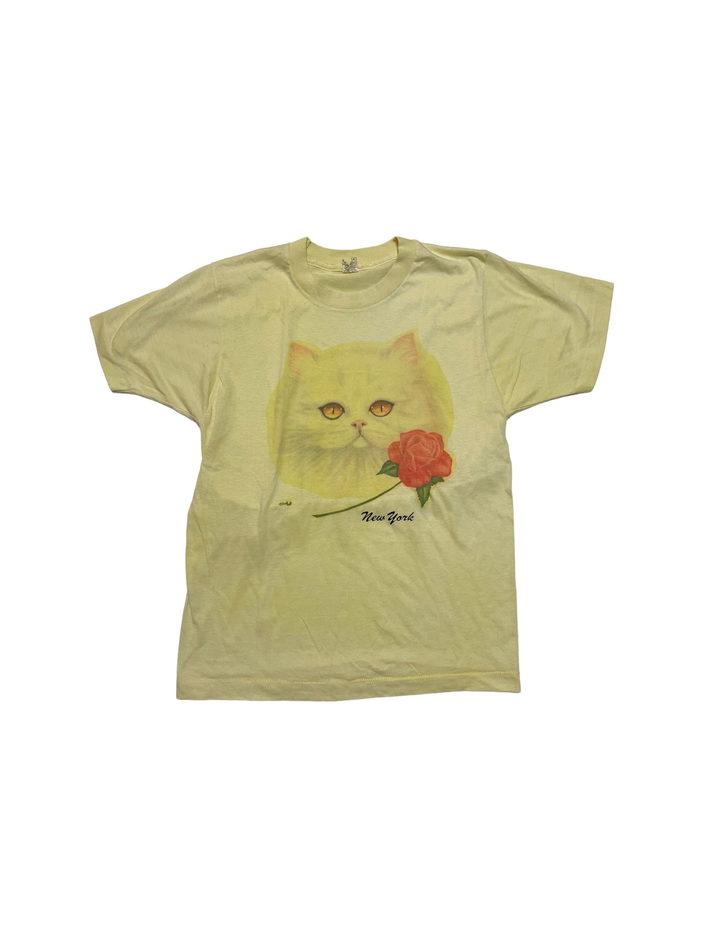 80s CAT GRAPHIC TEE