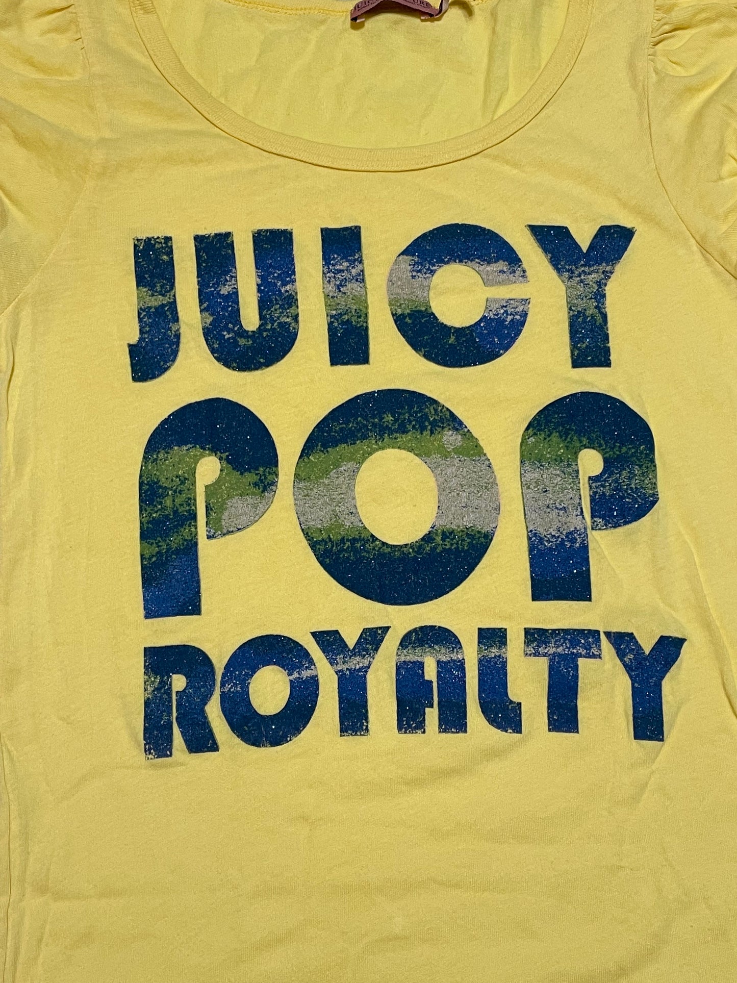 JUICY POP ROYALTY YELLOW TEE