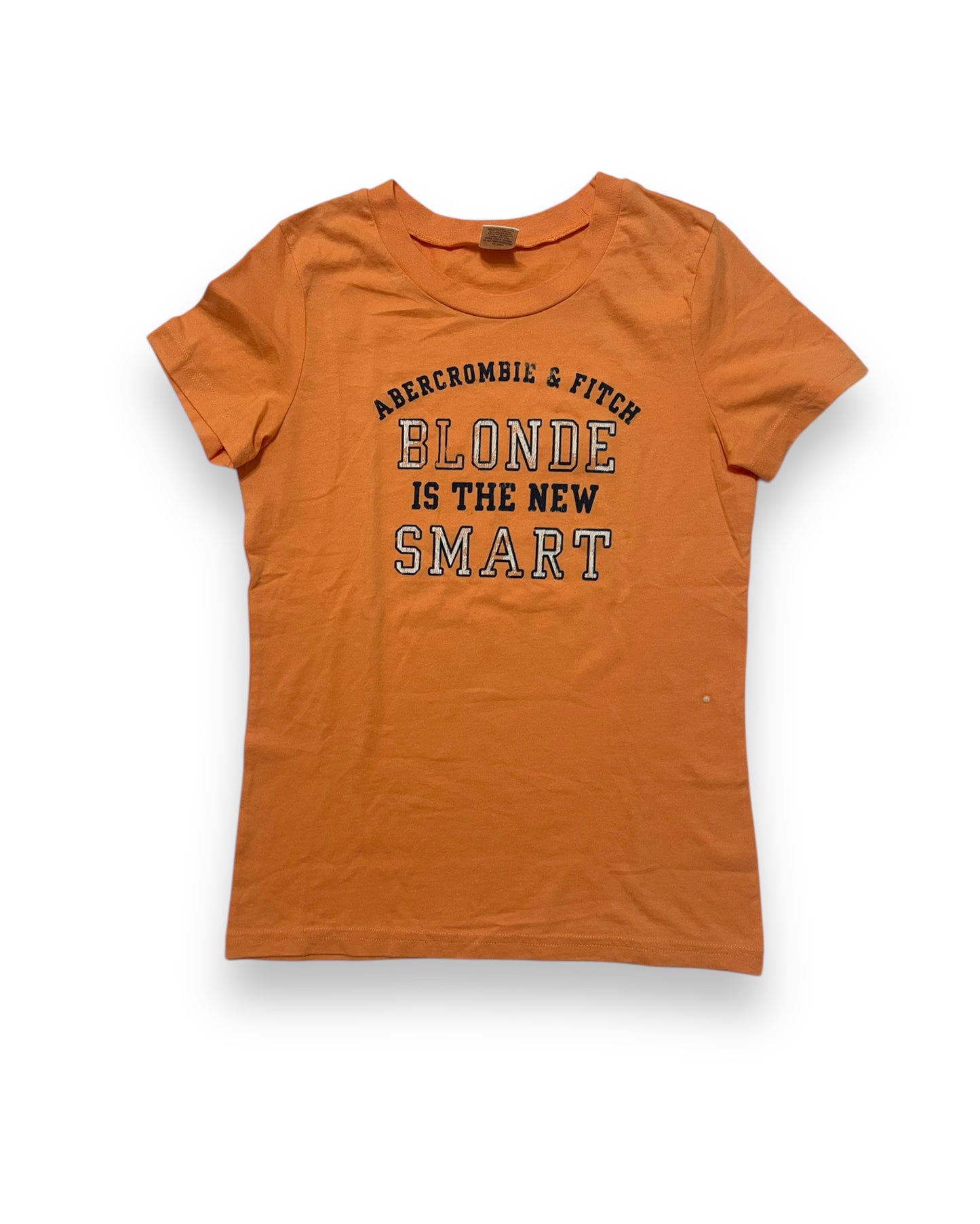BLONDE SLOGAN BABY TEE