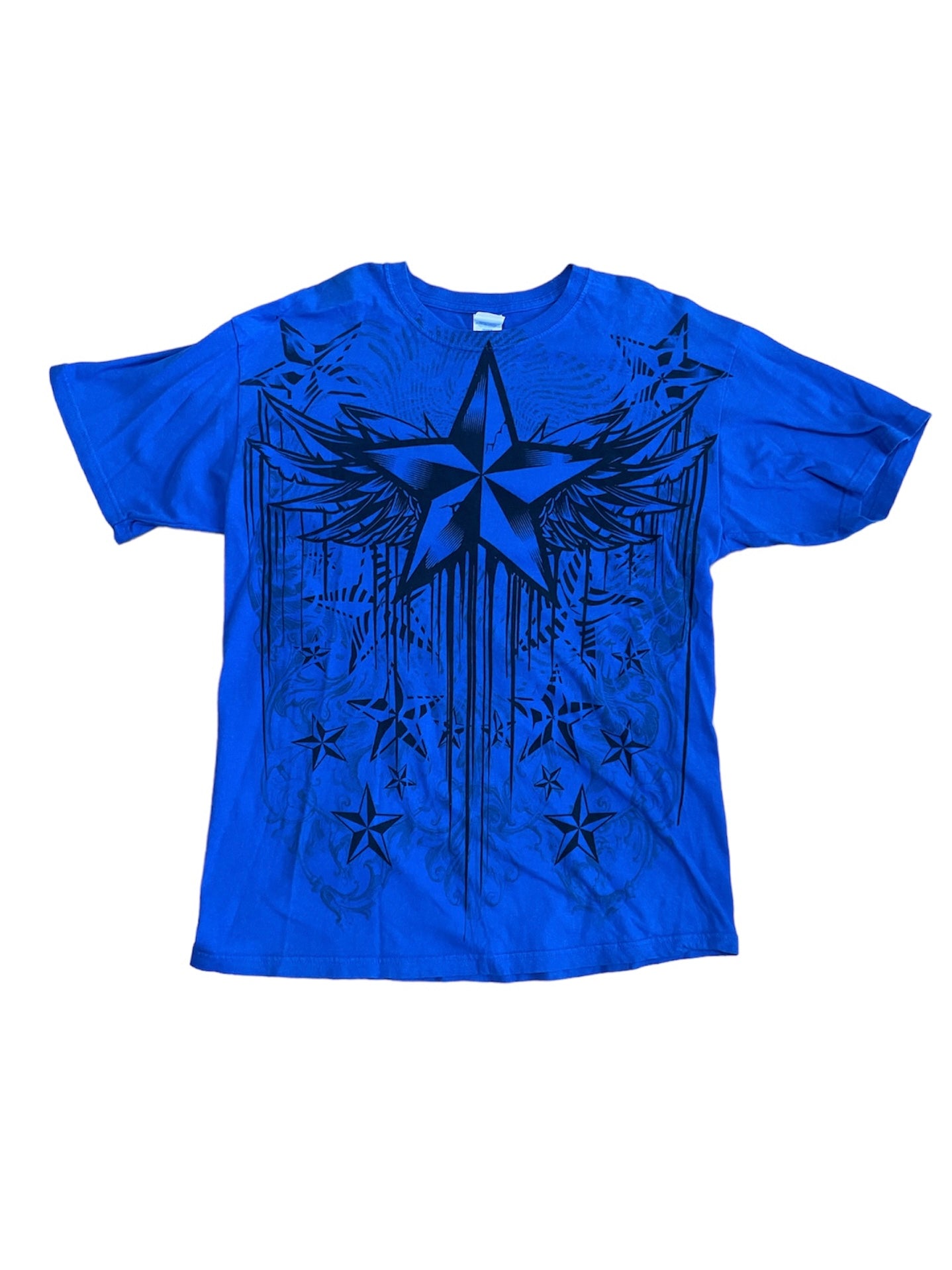 BLUE STAR GRAPHIC T SHIRT