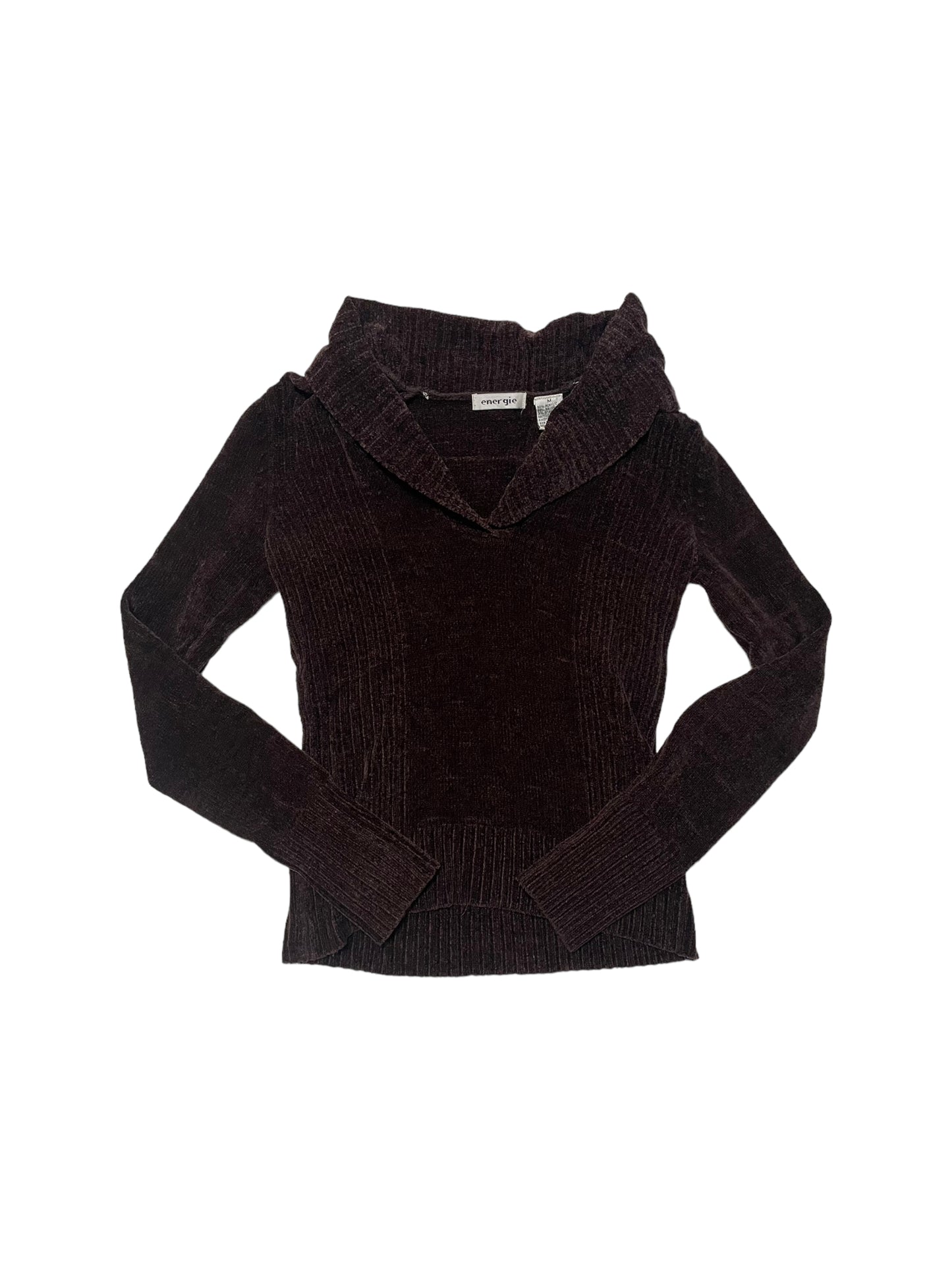 BROWN KNIT SWEATER