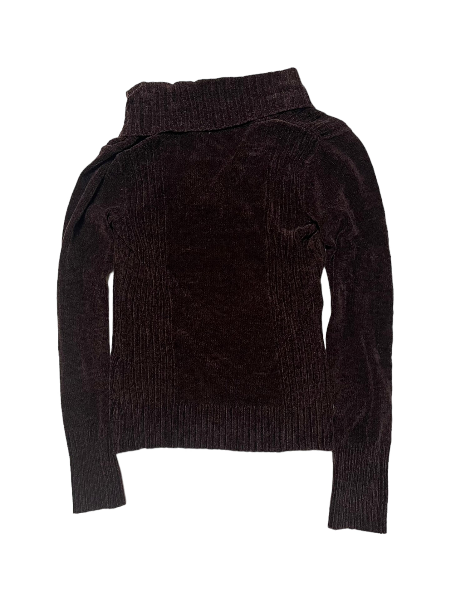 BROWN KNIT SWEATER