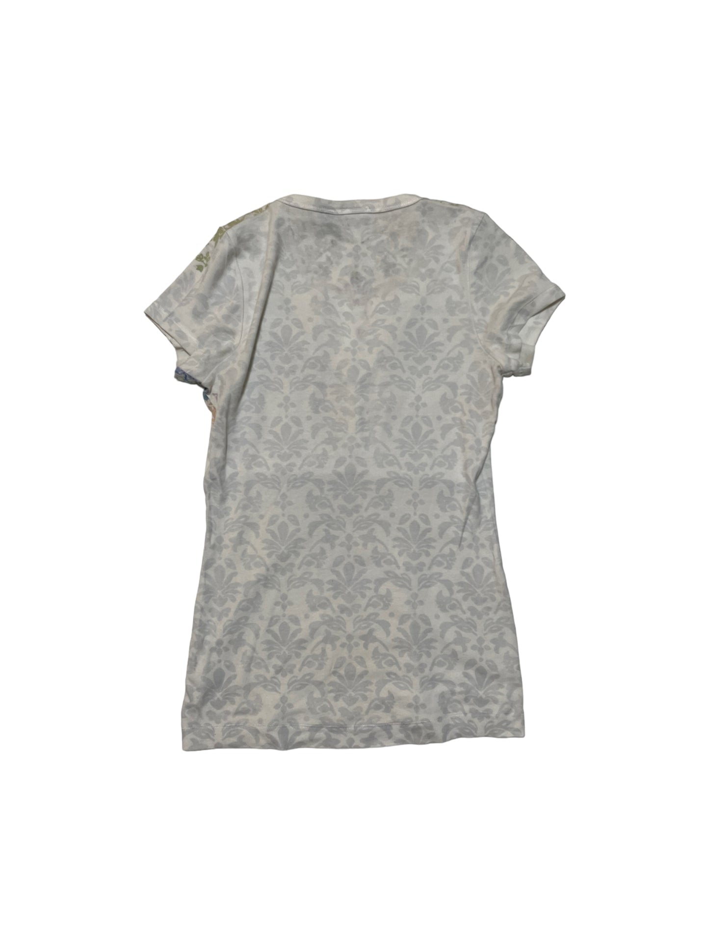 BEDAZZLED GRAPHIC HEART TOP