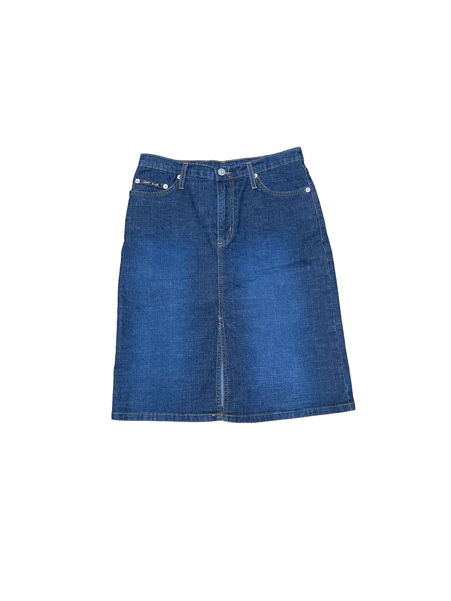 DENIM MIDI SKIRT