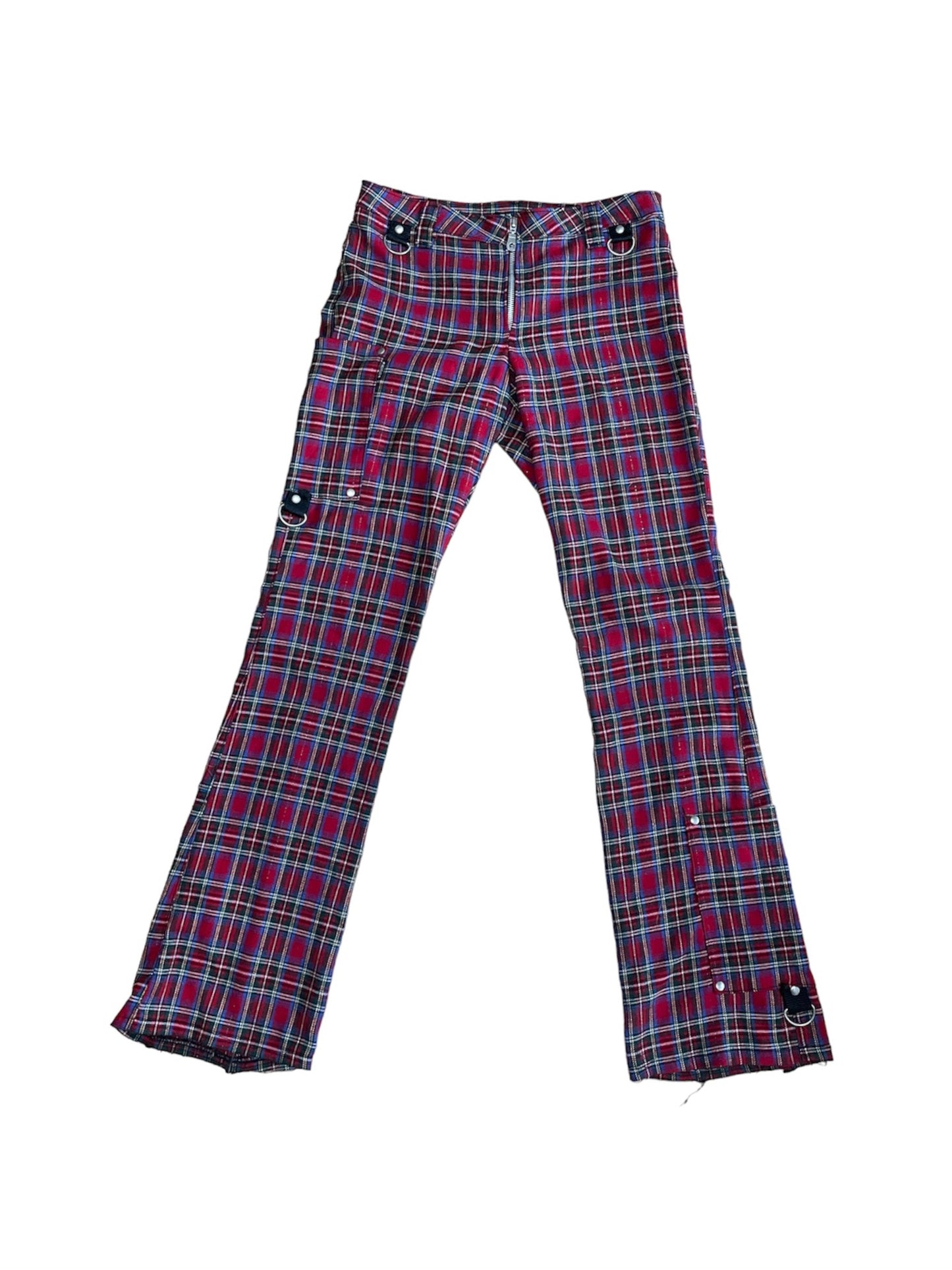 SERIOUS LA RED PLAID PANTS