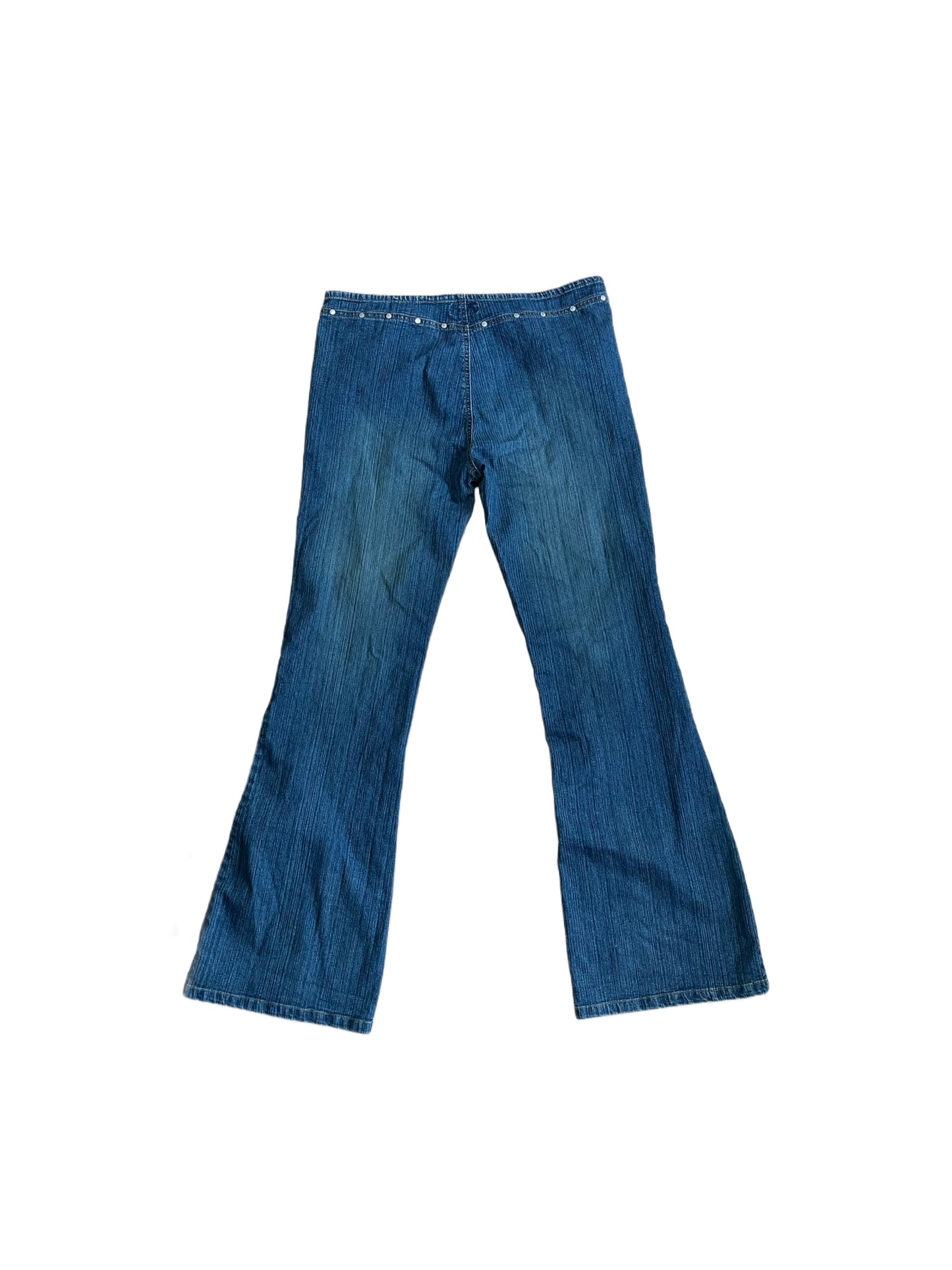 STUDDED LOW RISE JEANS