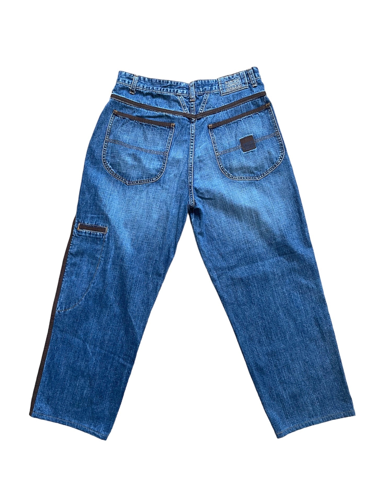 GIRBAUD WIDE LEG JEANS