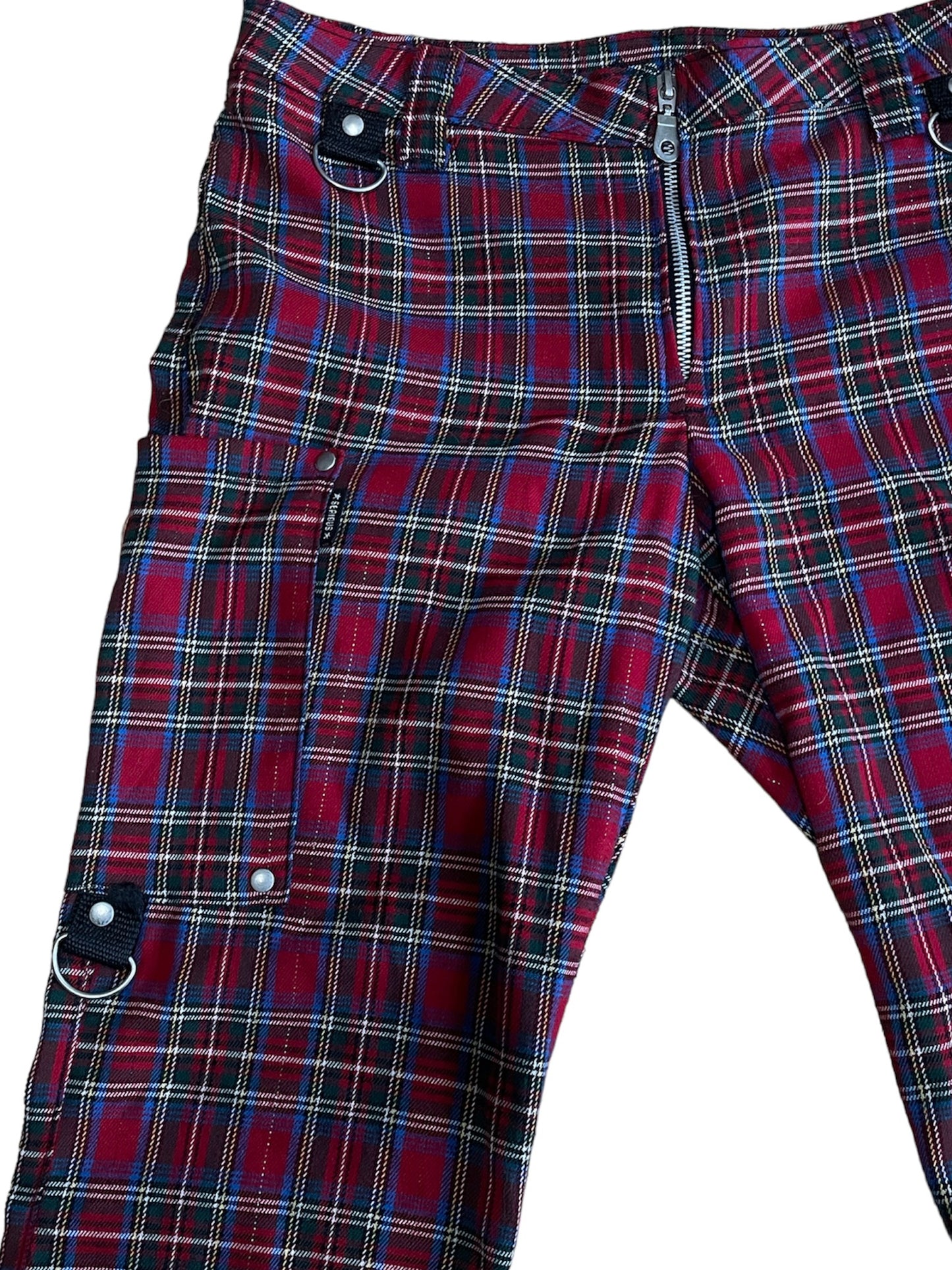 SERIOUS LA RED PLAID PANTS