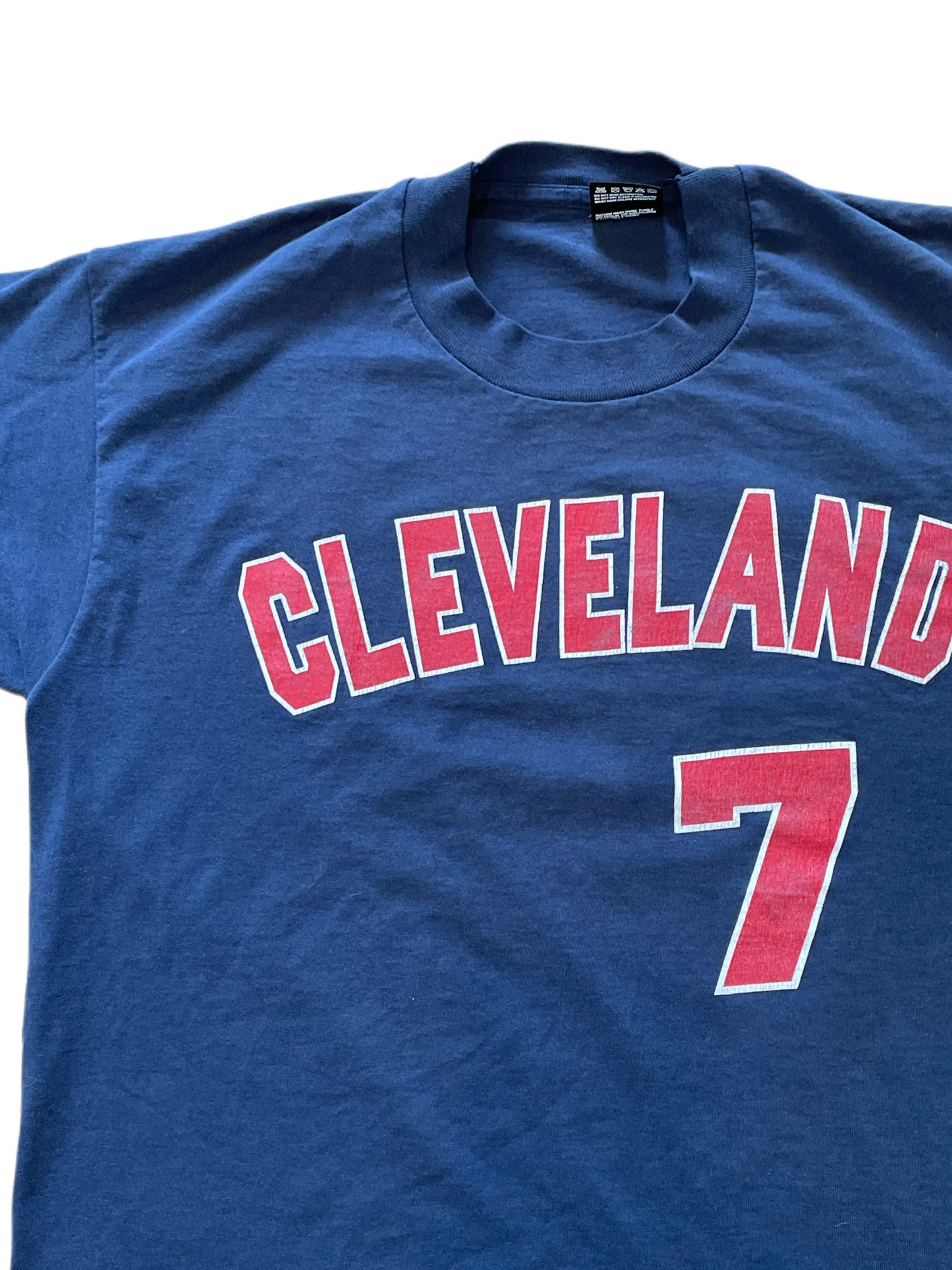 90s SINGLE STITCH INDIANS KENNY LOFTON TEE