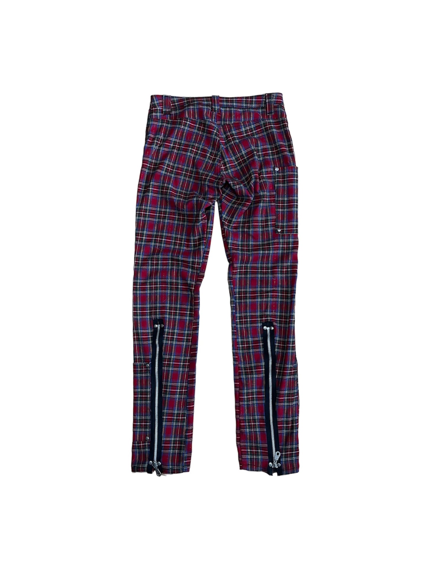 SERIOUS LA RED PLAID PANTS