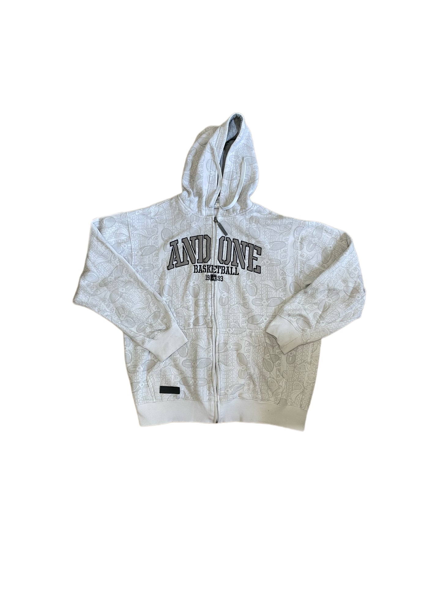 AND ONE BASKETBALL AOP ZIP UP HOODIE