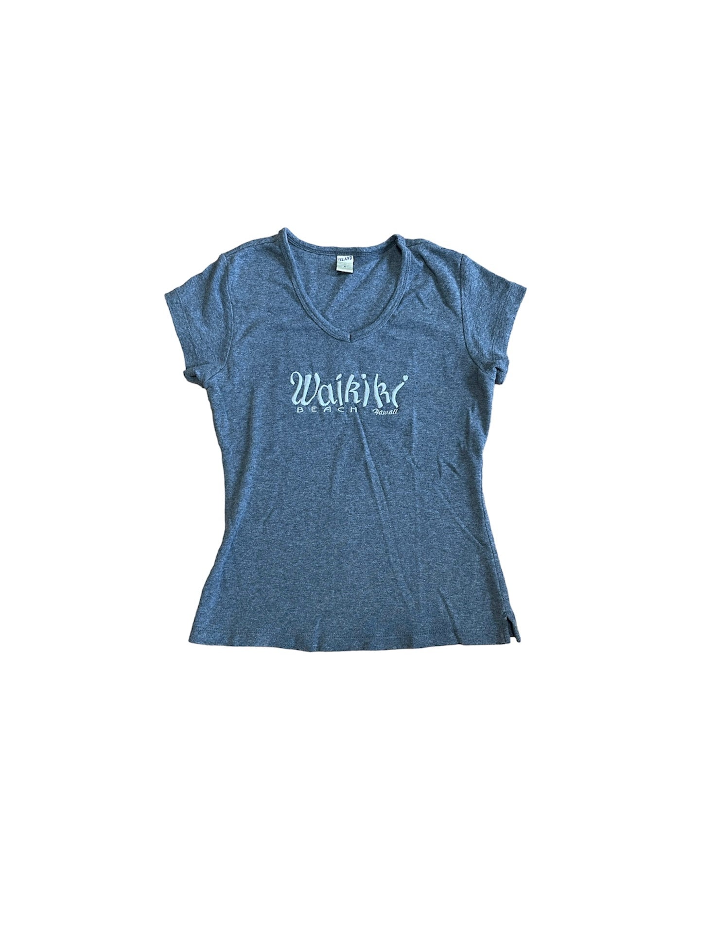 GRAY HAWAII BABY TEE