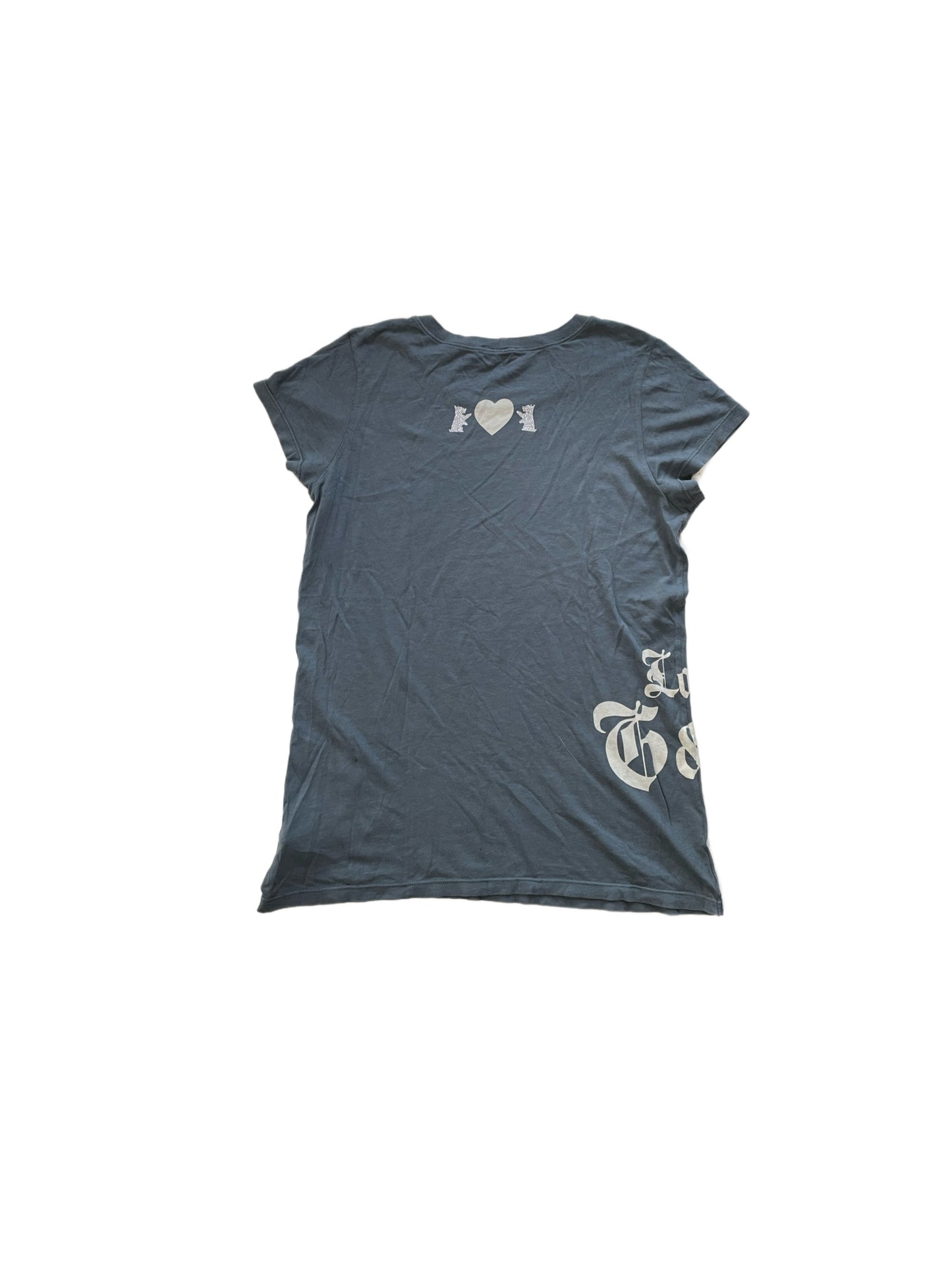 JUICY COUTURE GRAY BABY TEE