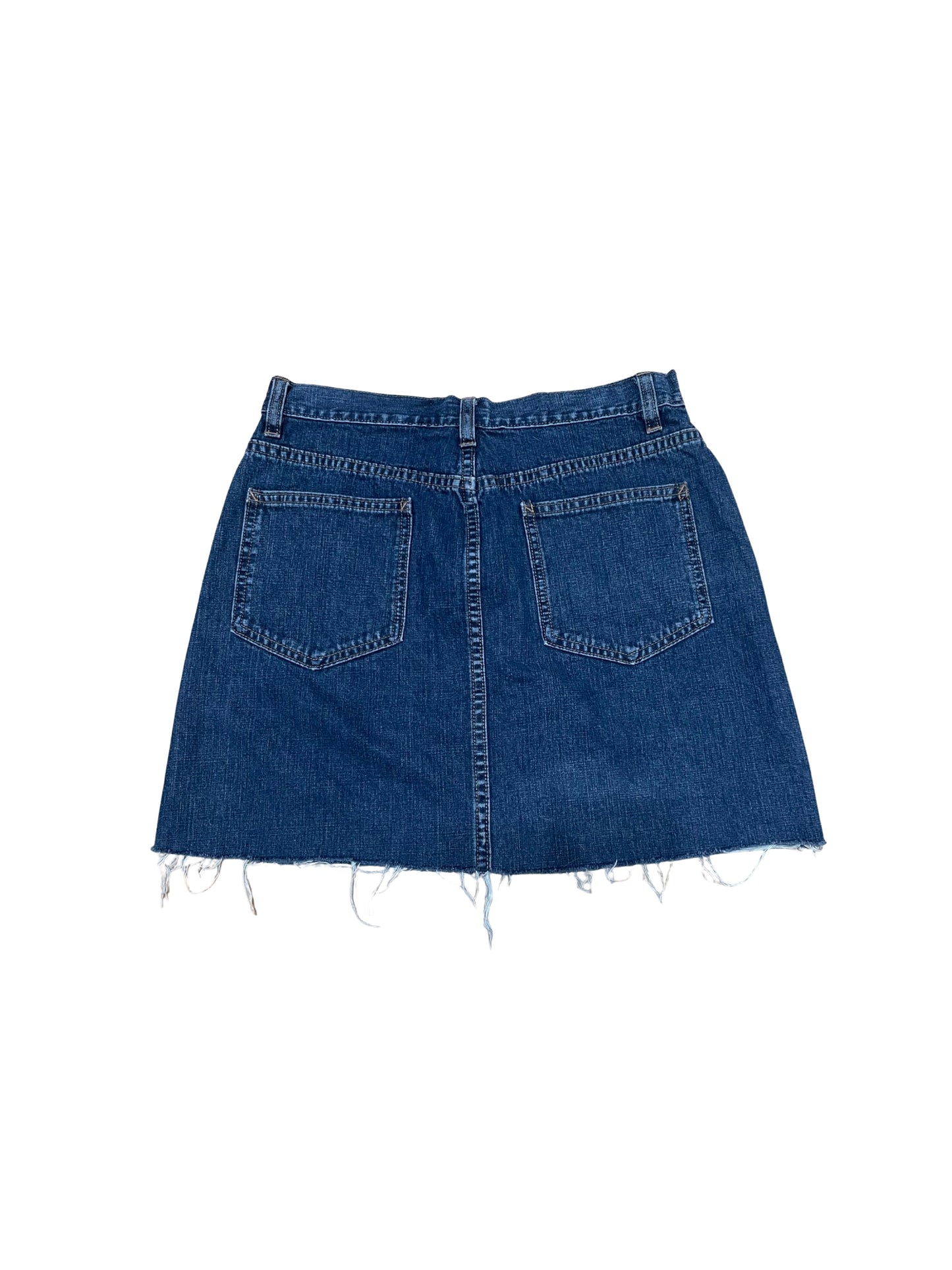 CALVIN KLEIN HIGH WAISTED DENIM MINI SKIRT