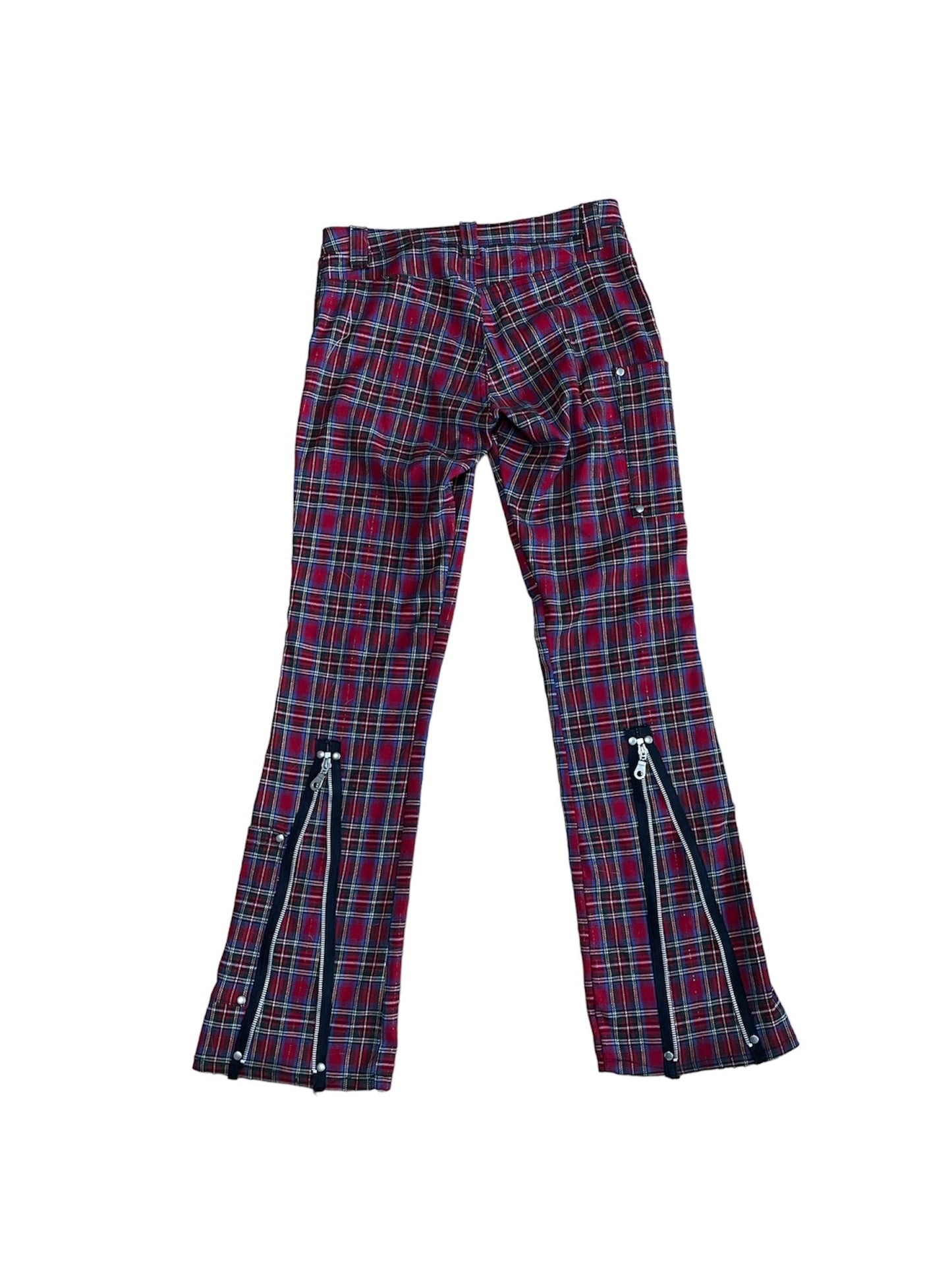 SERIOUS LA RED PLAID PANTS