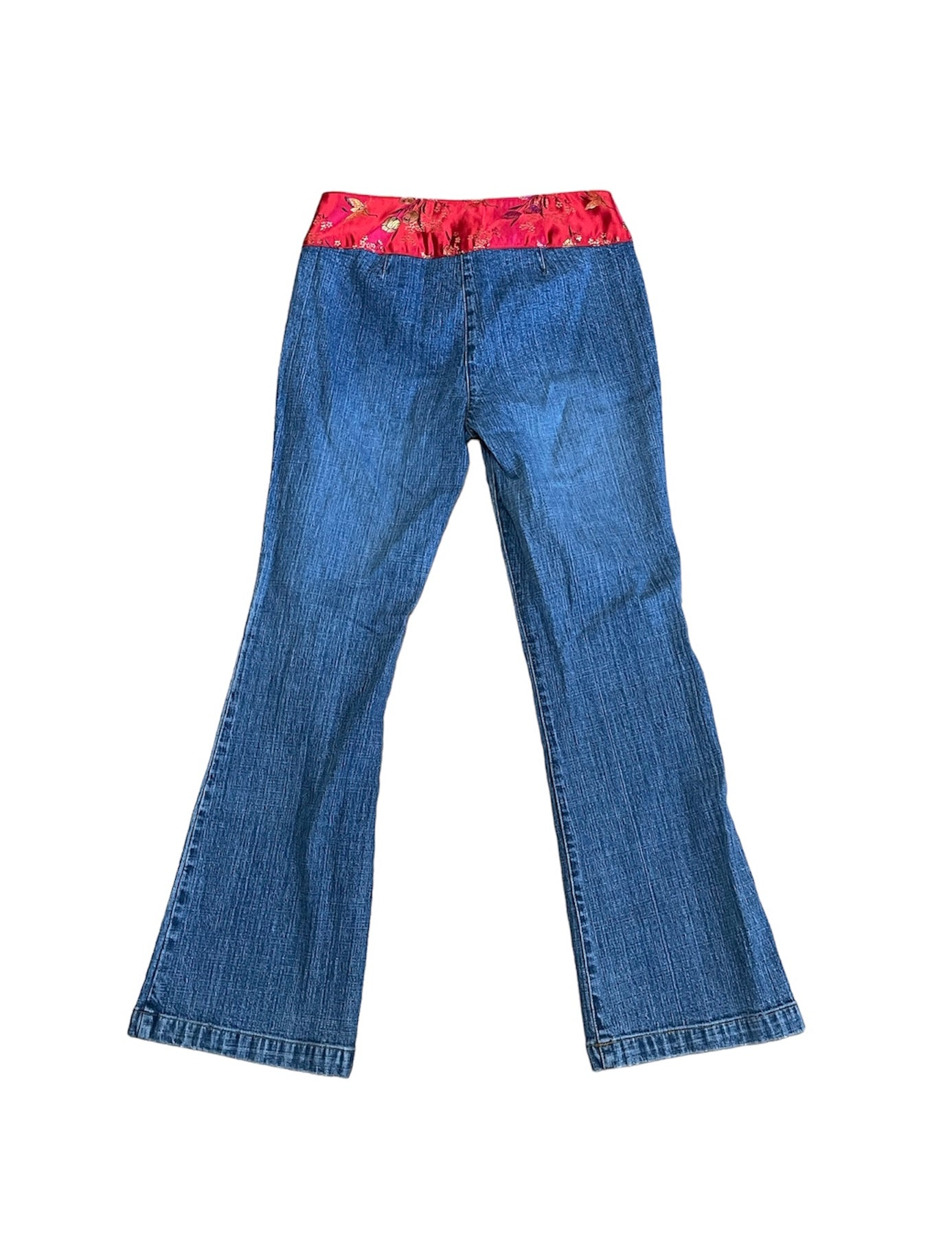 Y2K SATIN WAISTBAND JEANS