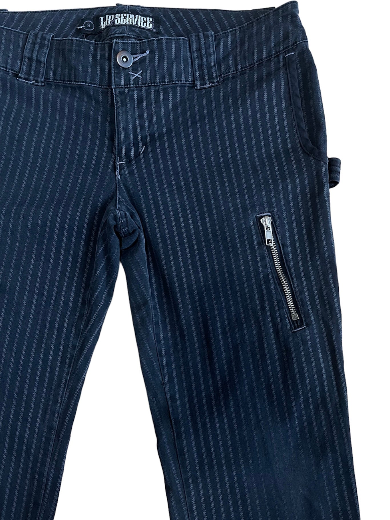 LIP SERVICE PINSTRIPE CAPRIS
