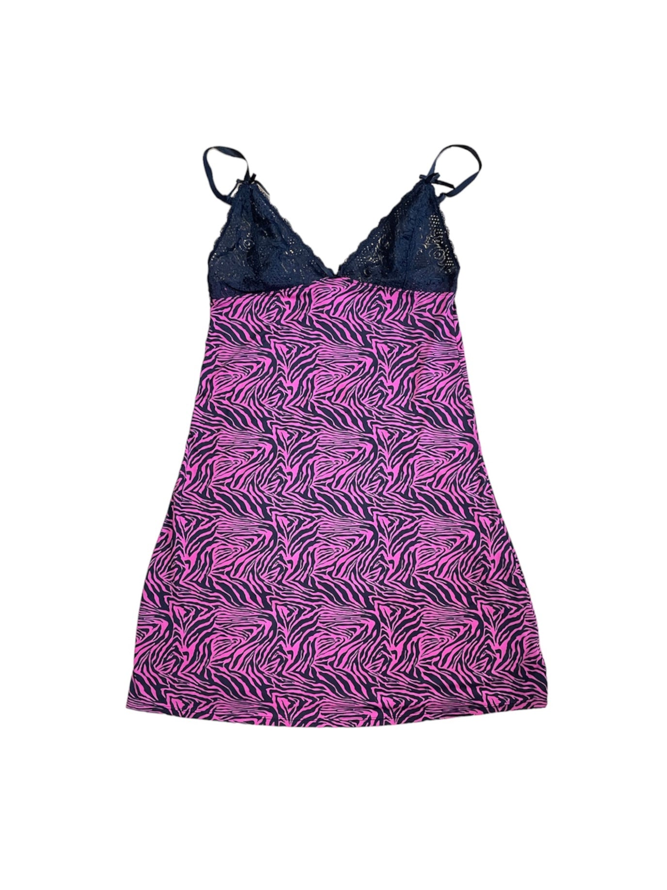 PINK AND BLACK ZEBRA SLIP