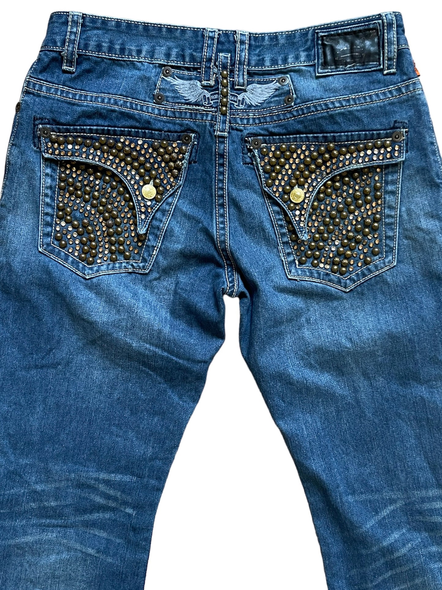 STUDDED ROBINS JEANS