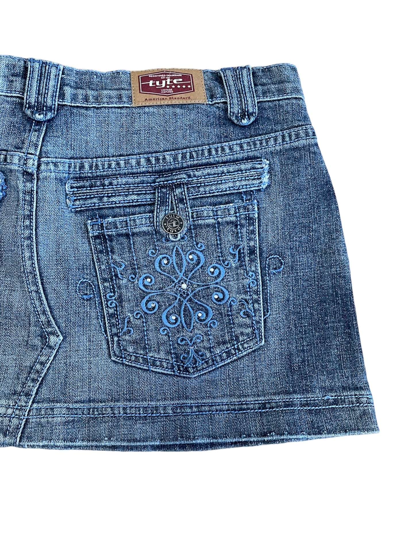Y2K DENIM MINI SKIRT