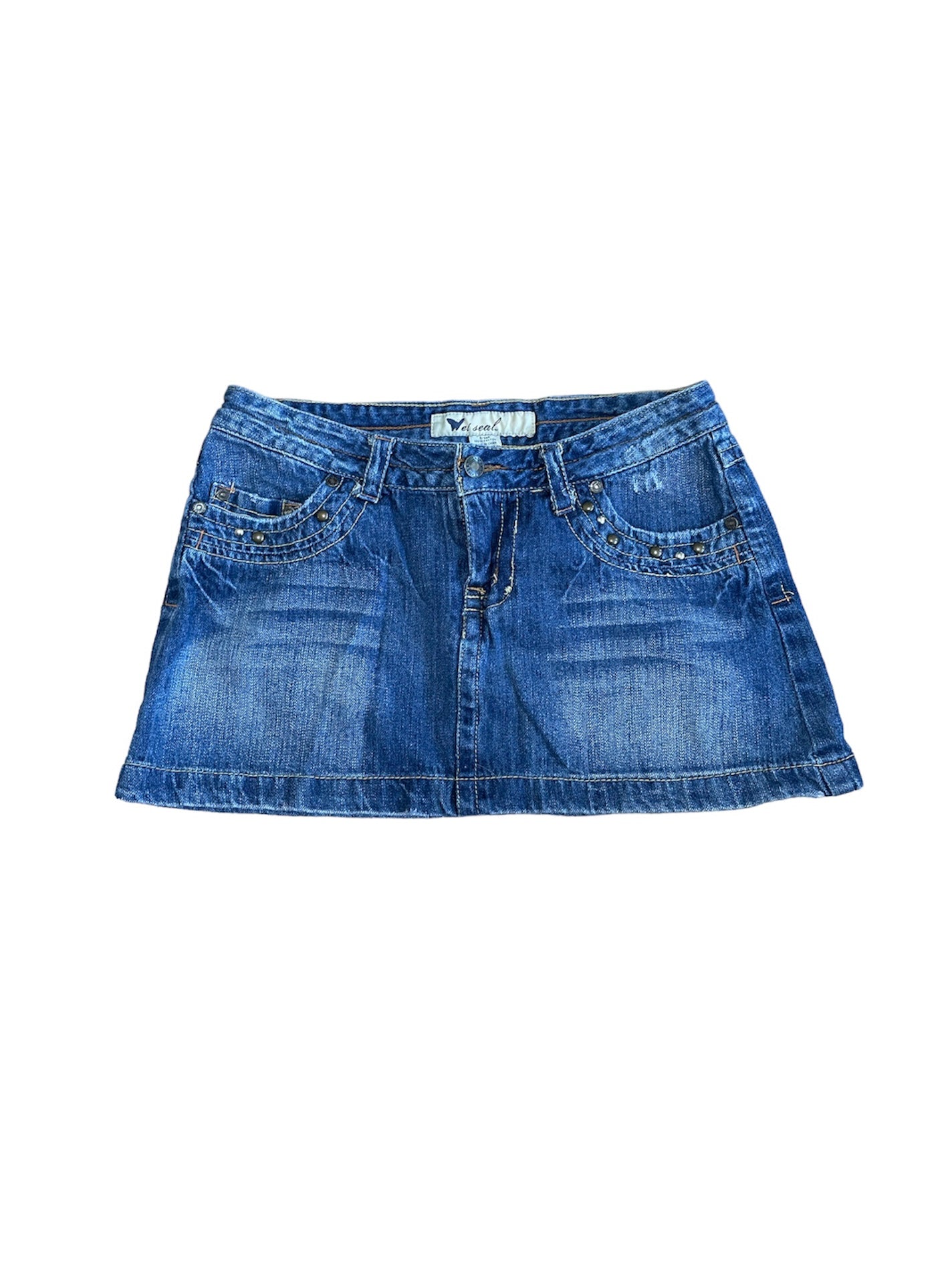 2000s STUDDED MINI SKIRT
