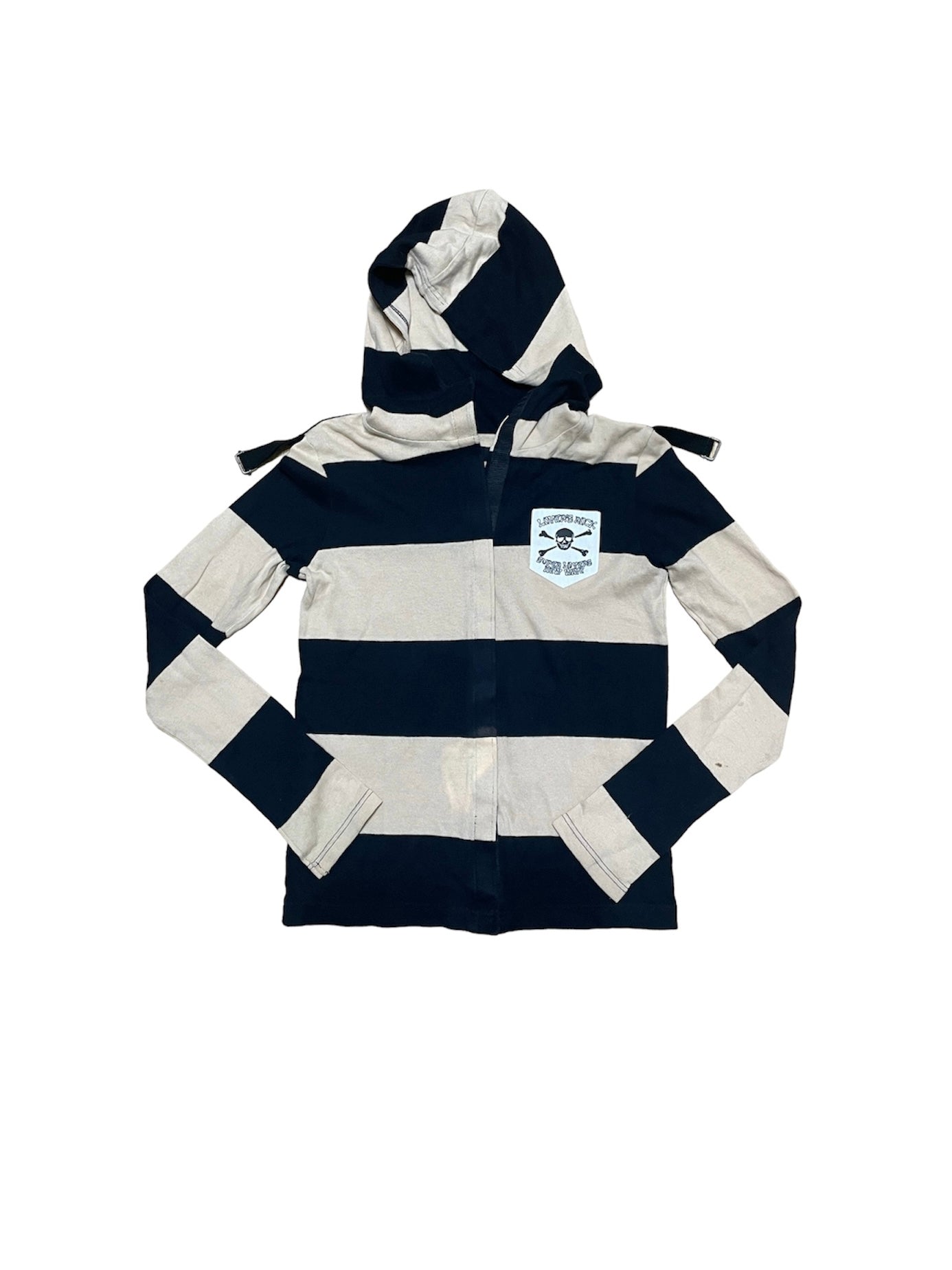 SUPER LOVERS STRIPED HOODIE