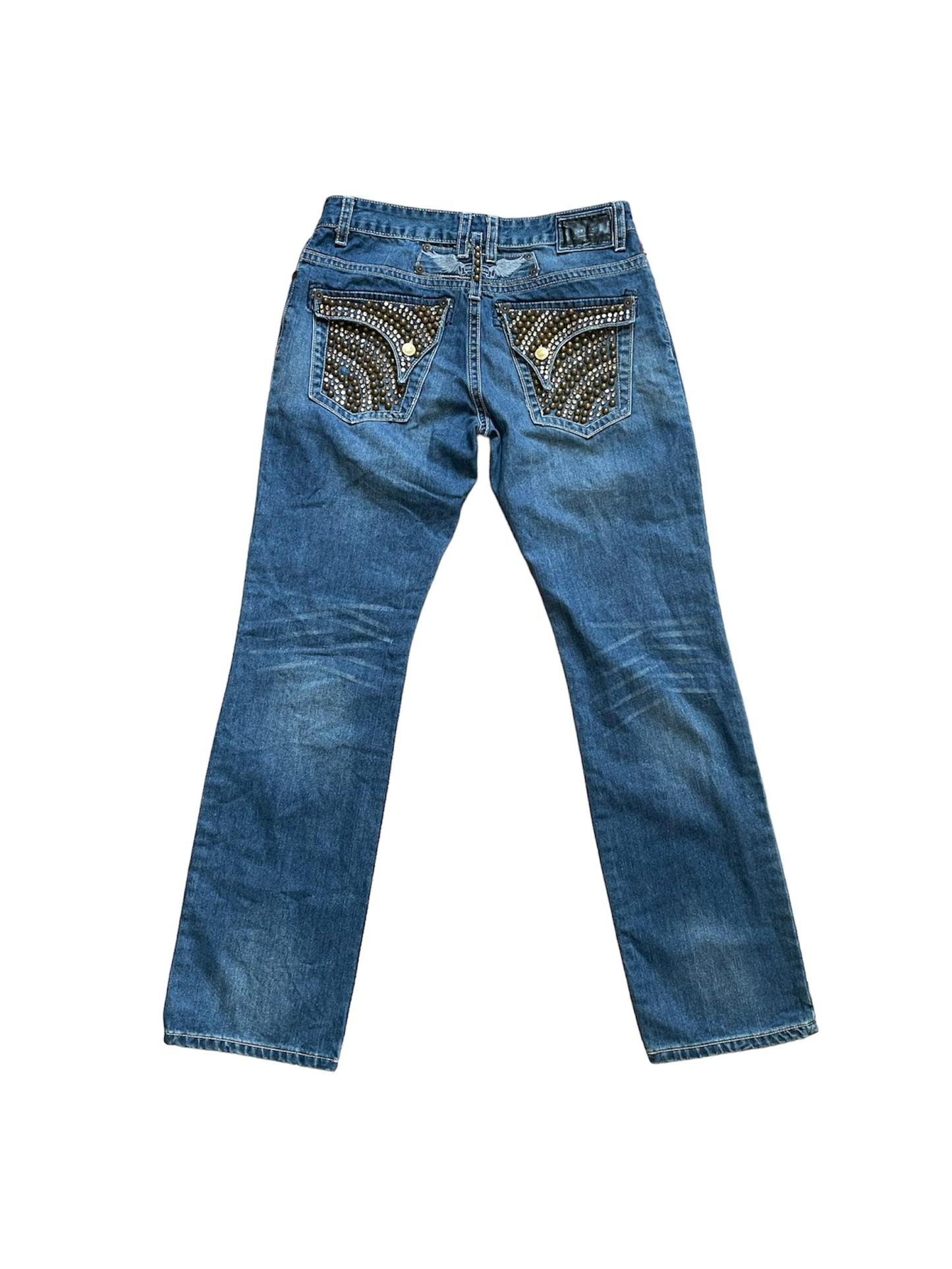 STUDDED ROBINS JEANS