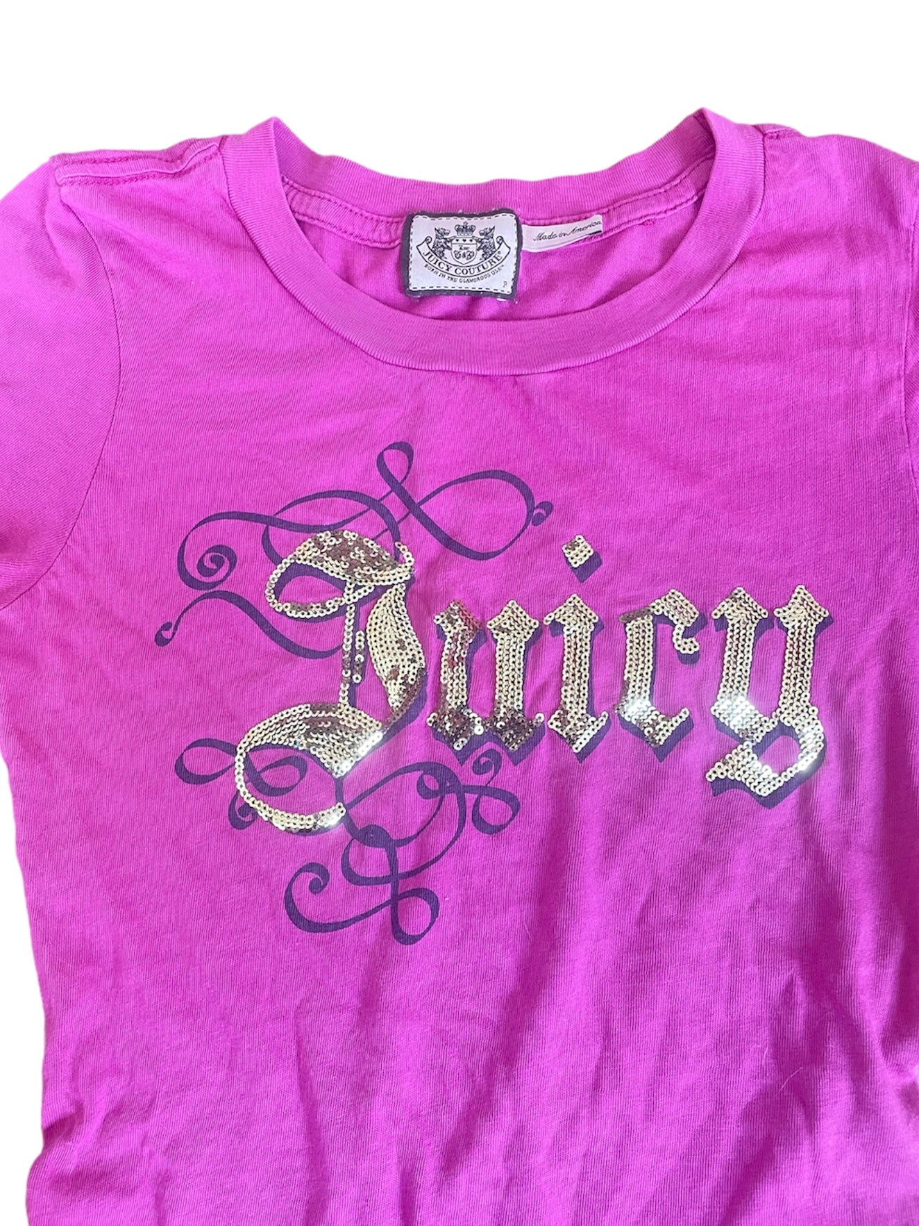 JUICY COUTURE PINK BABY TEE