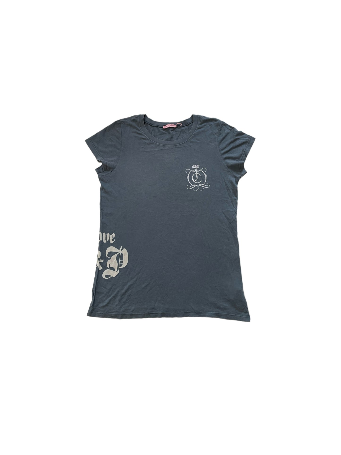 JUICY COUTURE GRAY BABY TEE