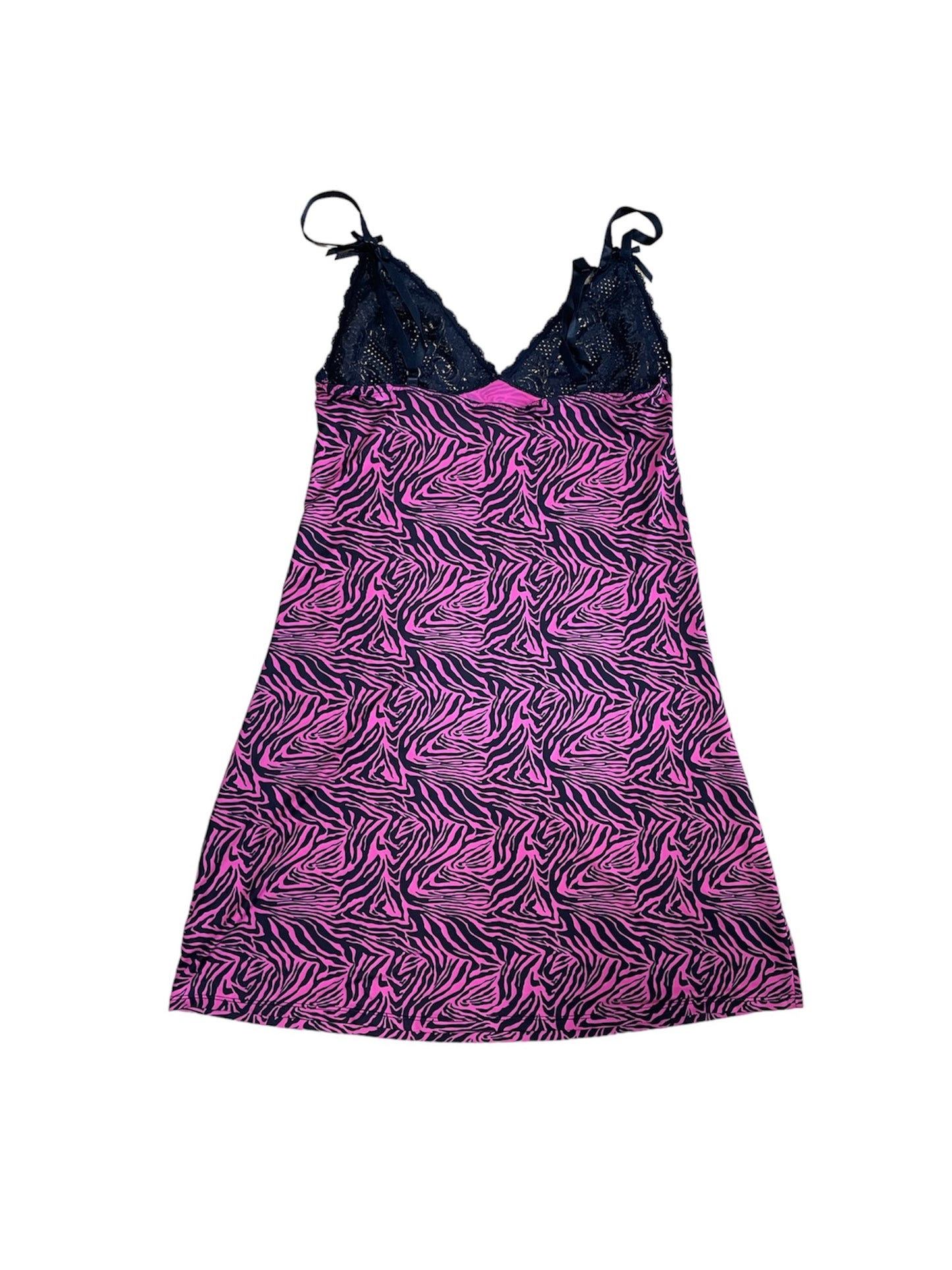 PINK AND BLACK ZEBRA SLIP