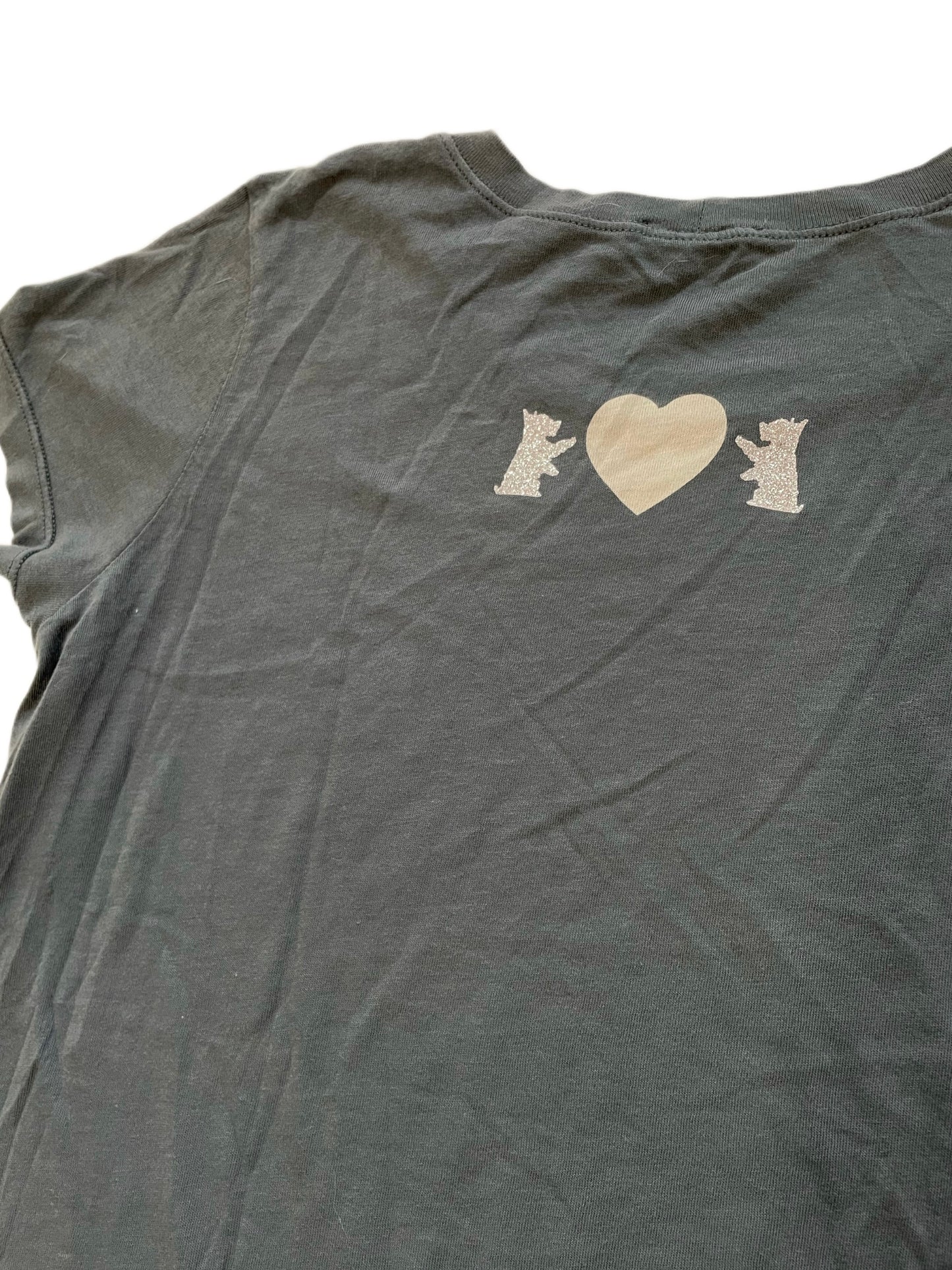 JUICY COUTURE GRAY BABY TEE